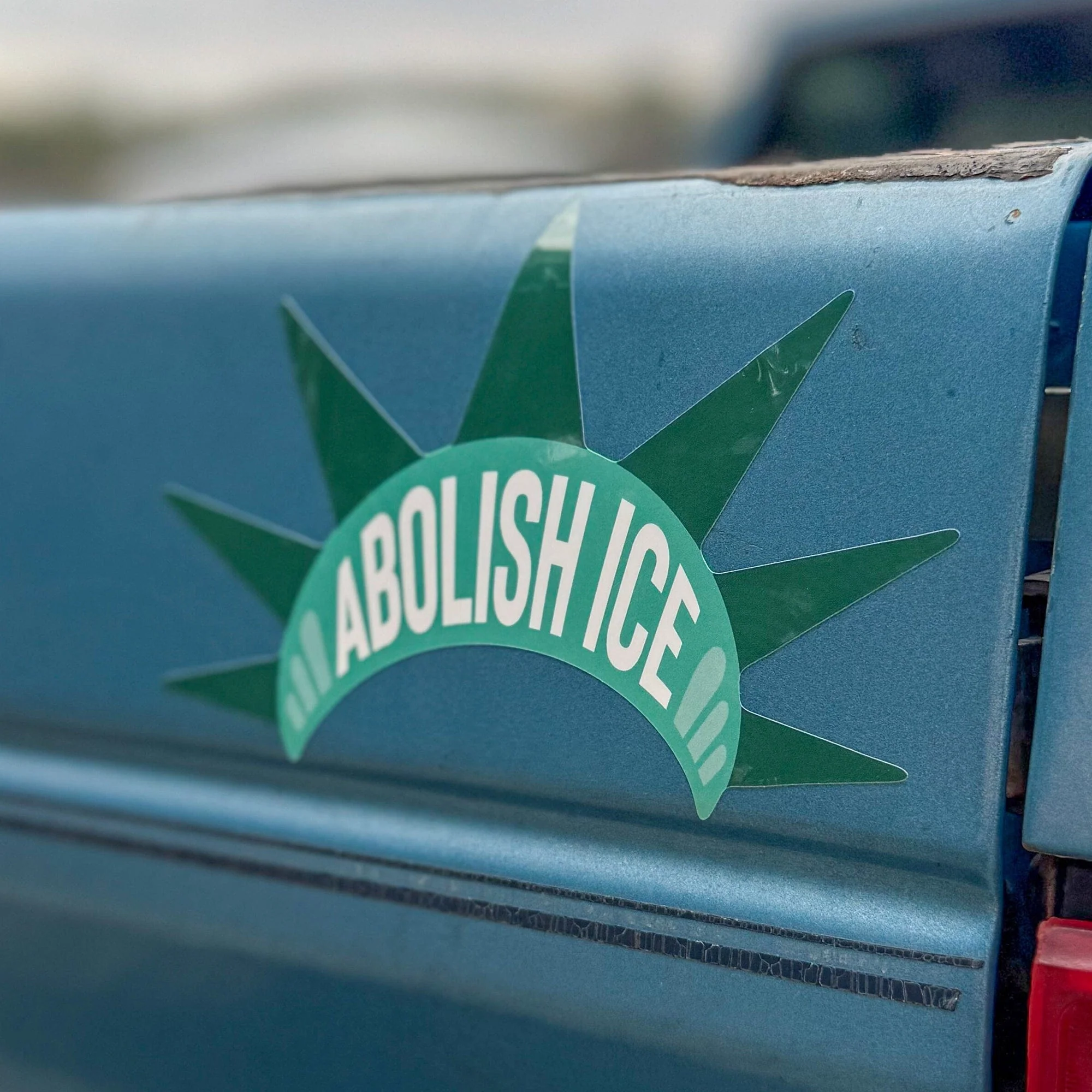 Abolish ICE Liberty Bumper Sticker or Car Magnet - Image 4
