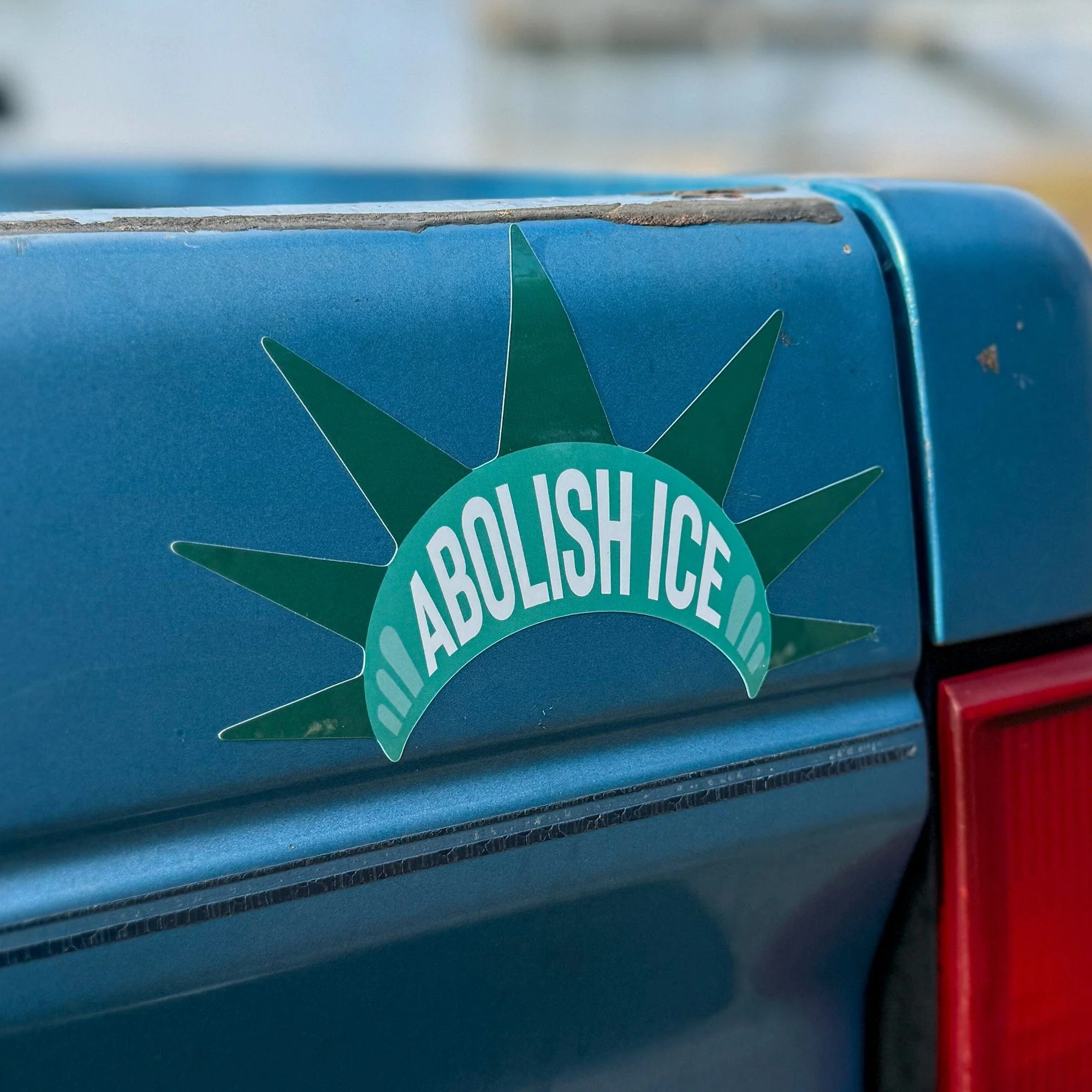 Abolish ICE Liberty Bumper Sticker or Car Magnet - Image 5