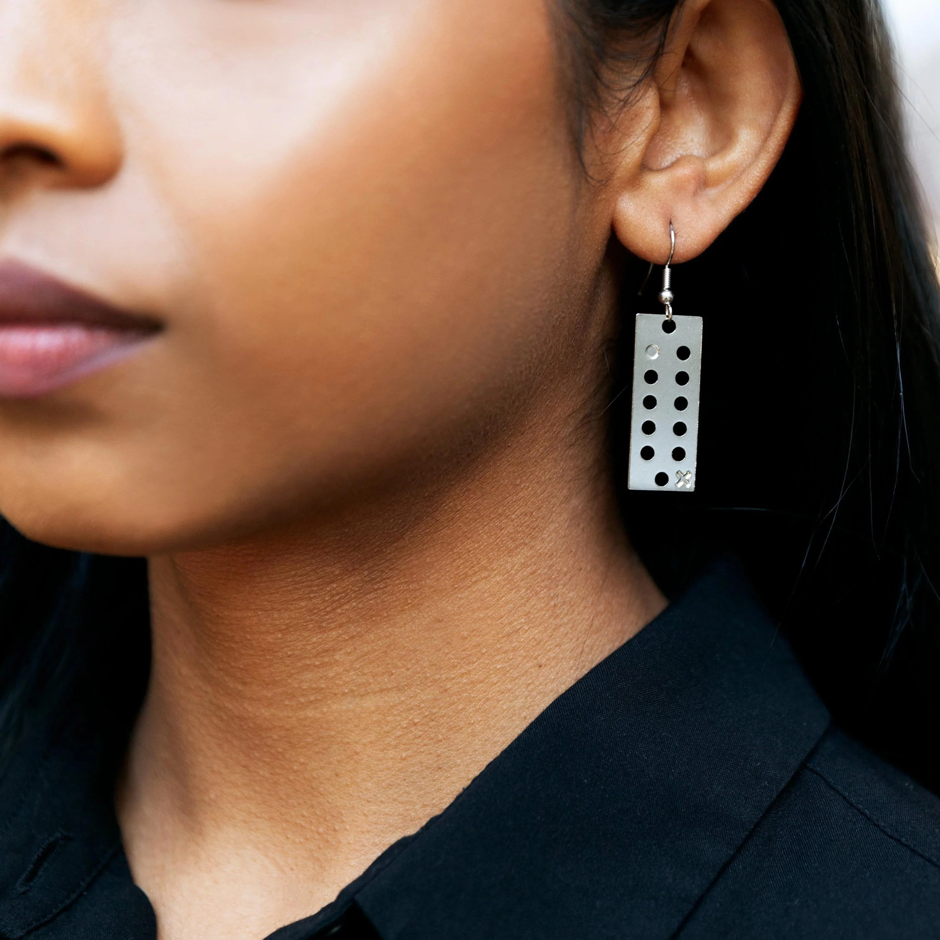Ada Lovelace / Punchcard Earrings - Image 2