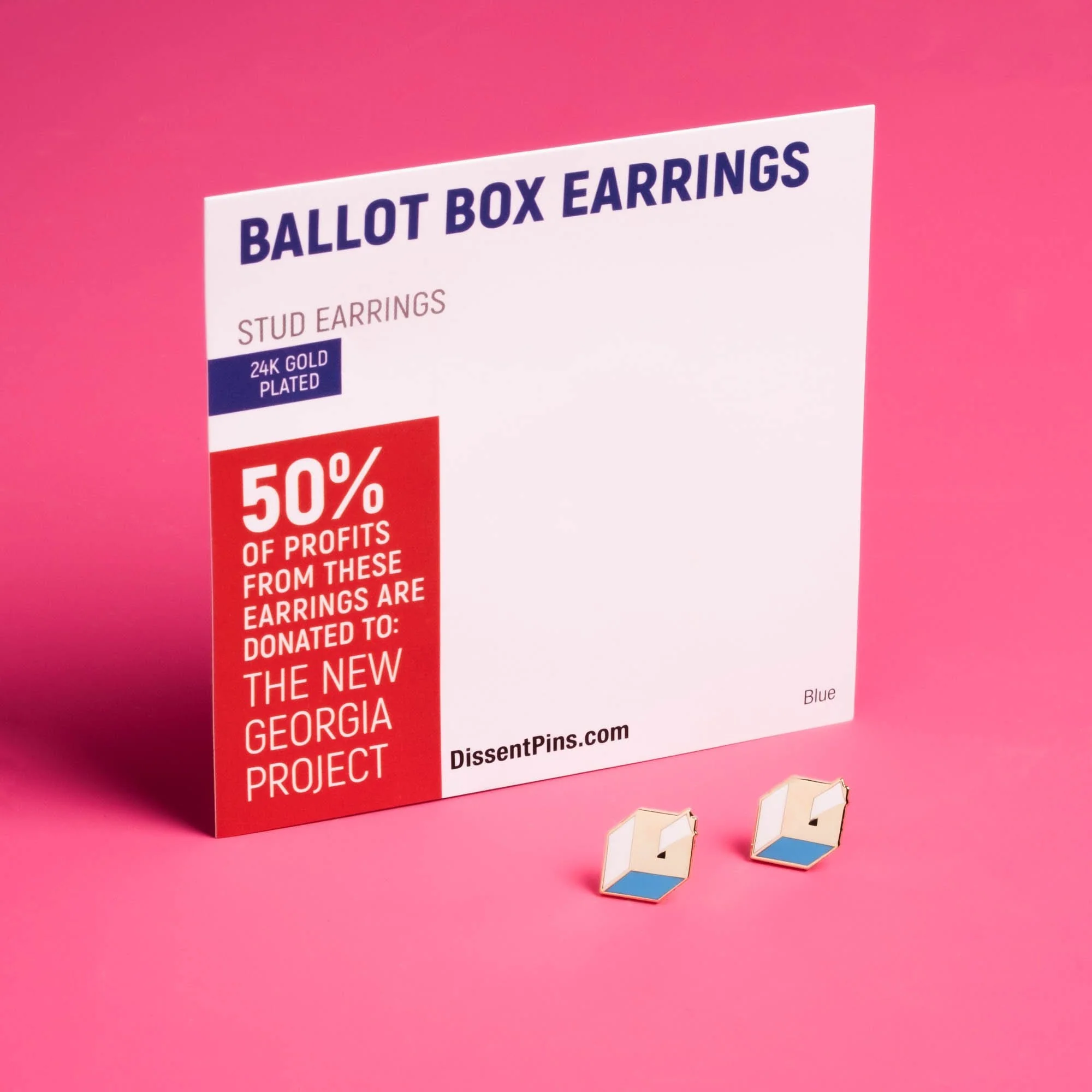 Ballot Box Stud Earrings - Image 7