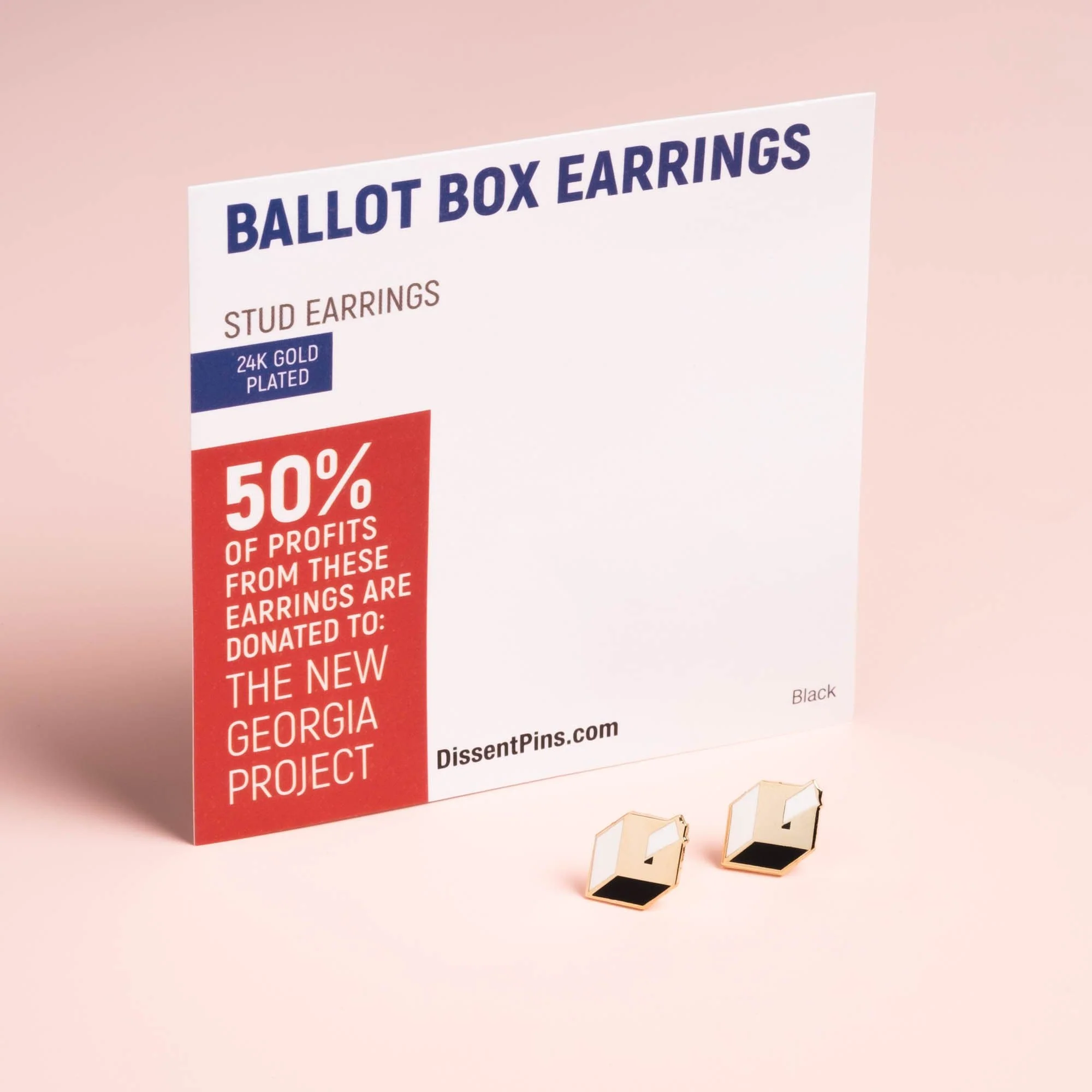 Ballot Box Stud Earrings - Image 8