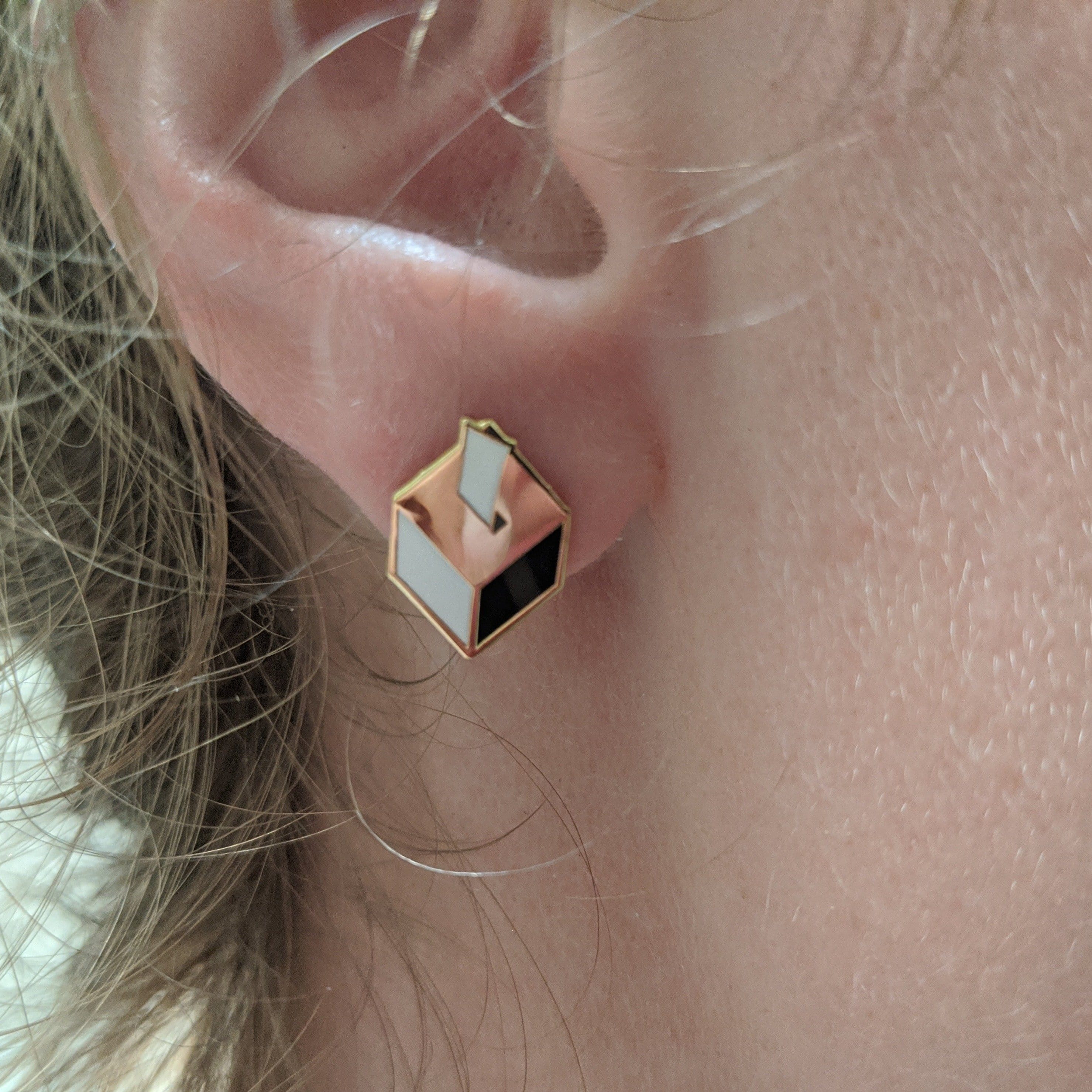 Ballot Box Stud Earrings - Image 9