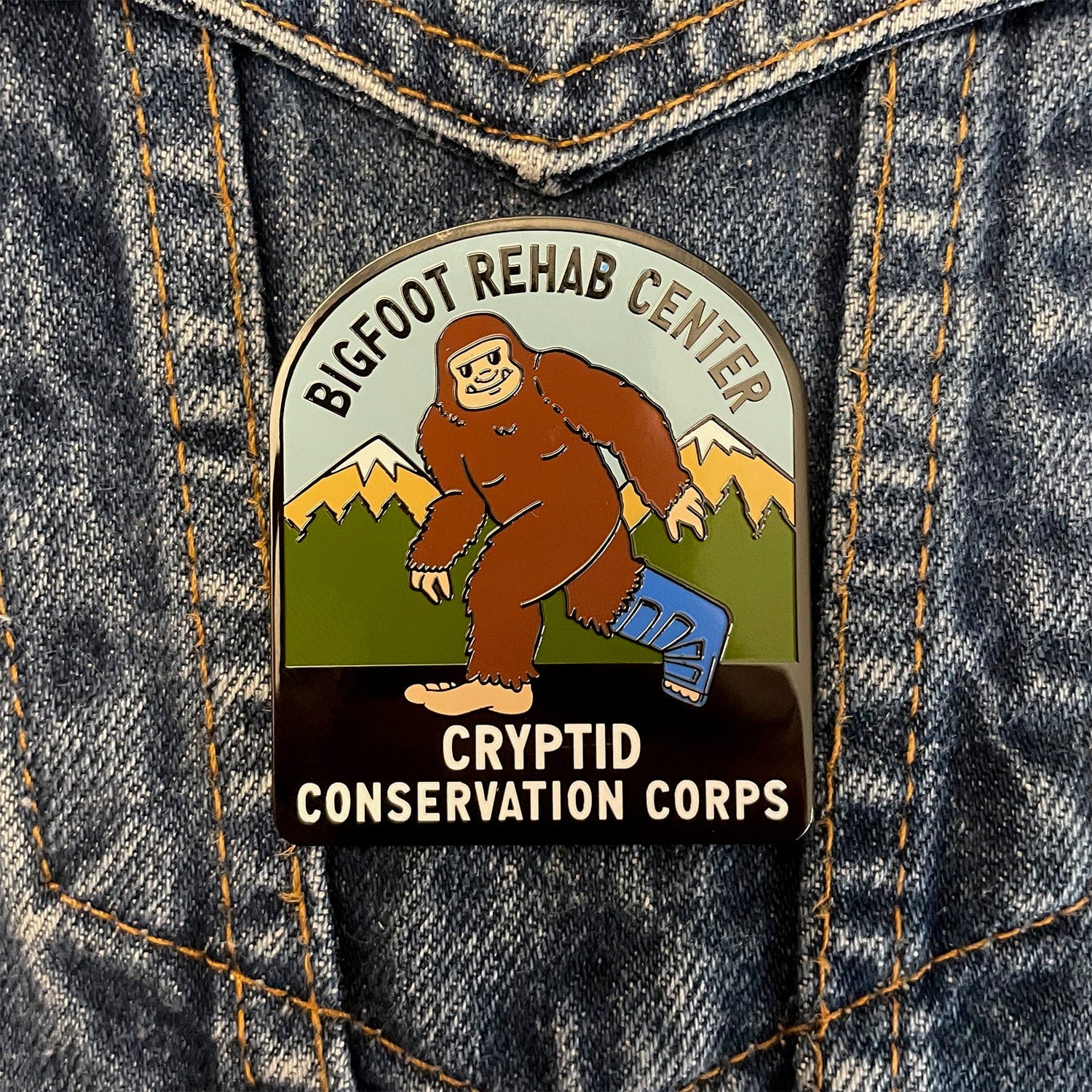 Bigfoot Rehab Center Pin - Image 3