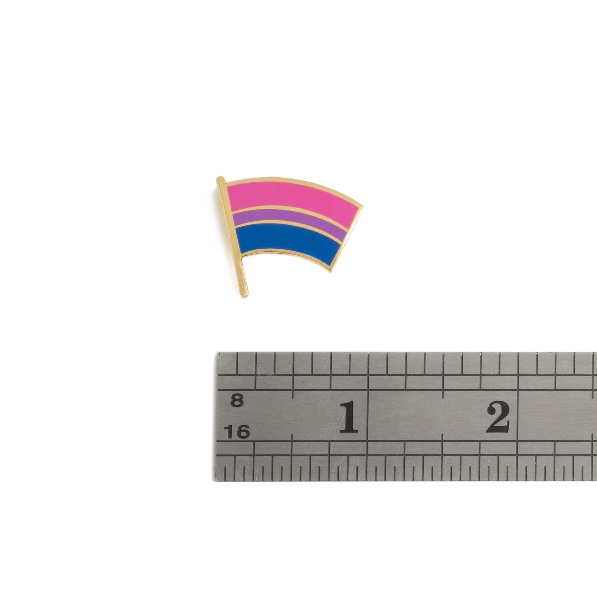 Bisexual Pride Flag Pin - Image 5
