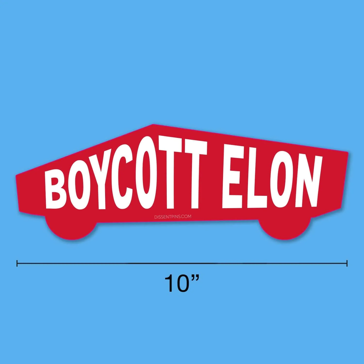 Boycott Elon Car Magnet - Image 3