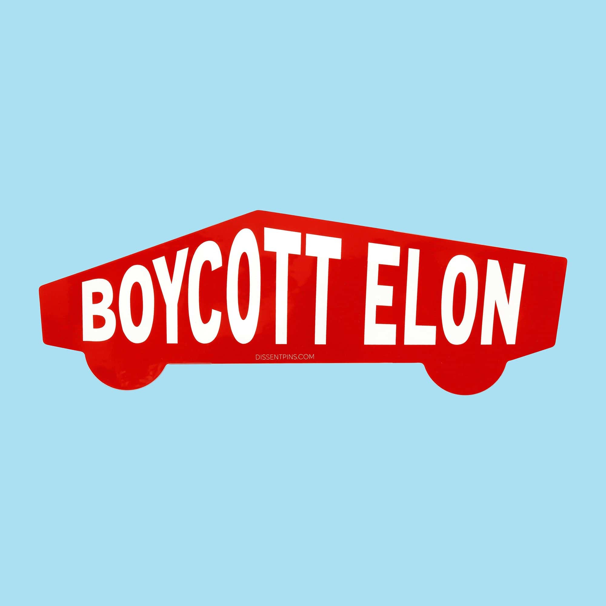 Boycott Elon Car Magnet - Image 4