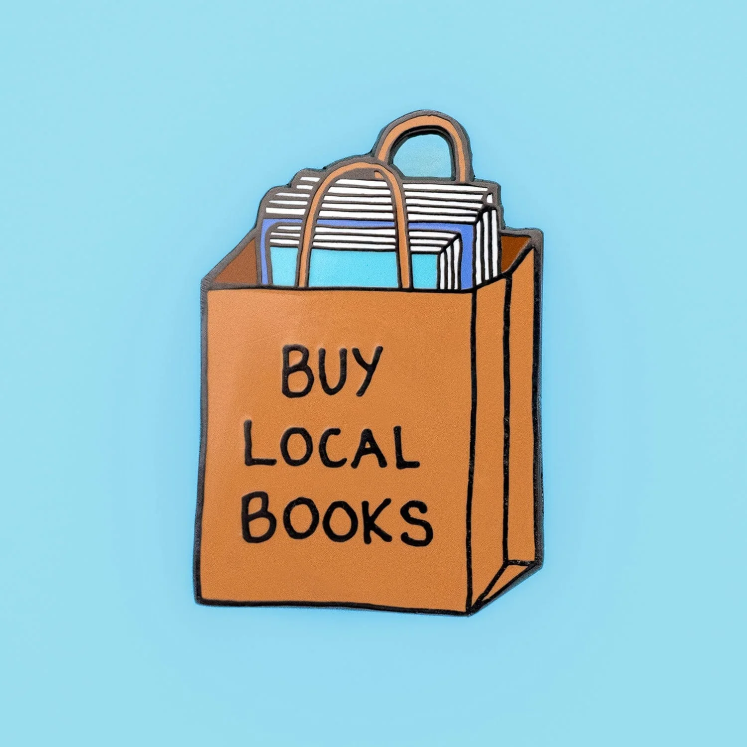 Buy Local Books Pin - Image 2