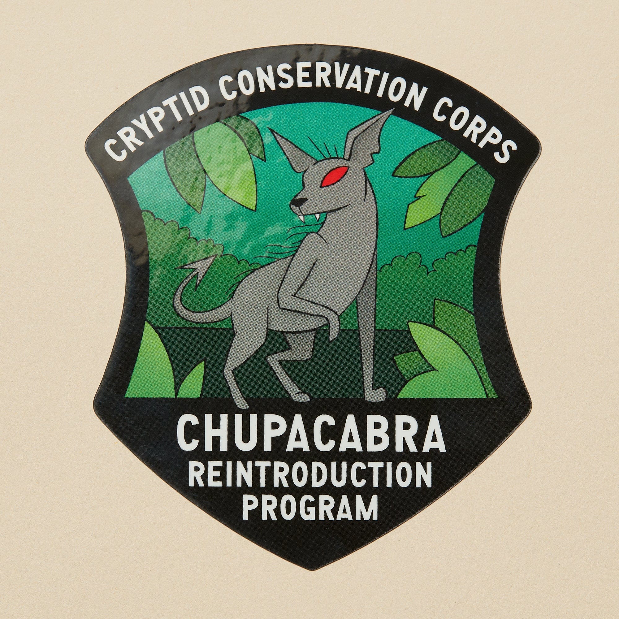 Chupacabra Set: Pin, Sticker, and Patch - Image 6