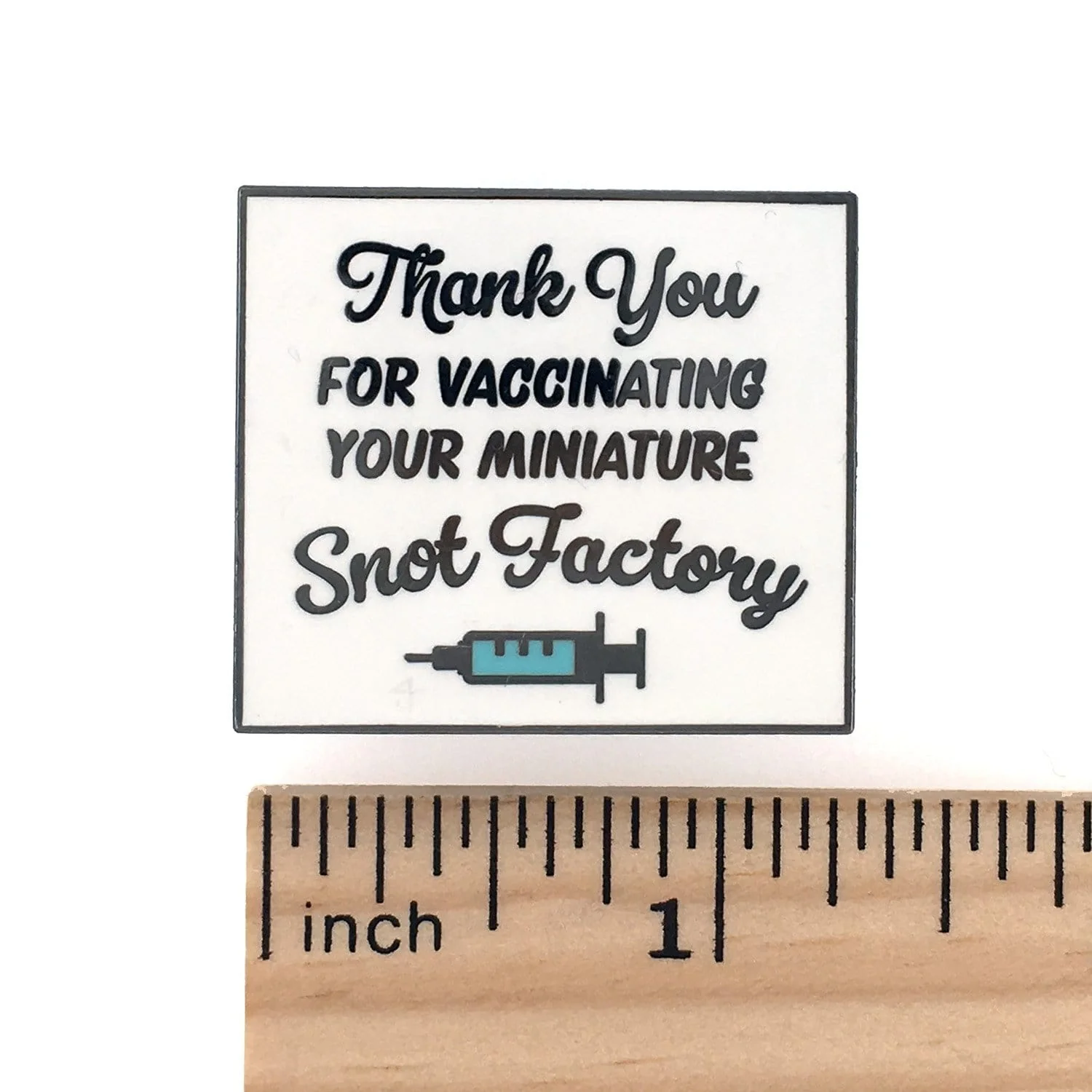 Thank You for Vaccinating Pin - Image 4