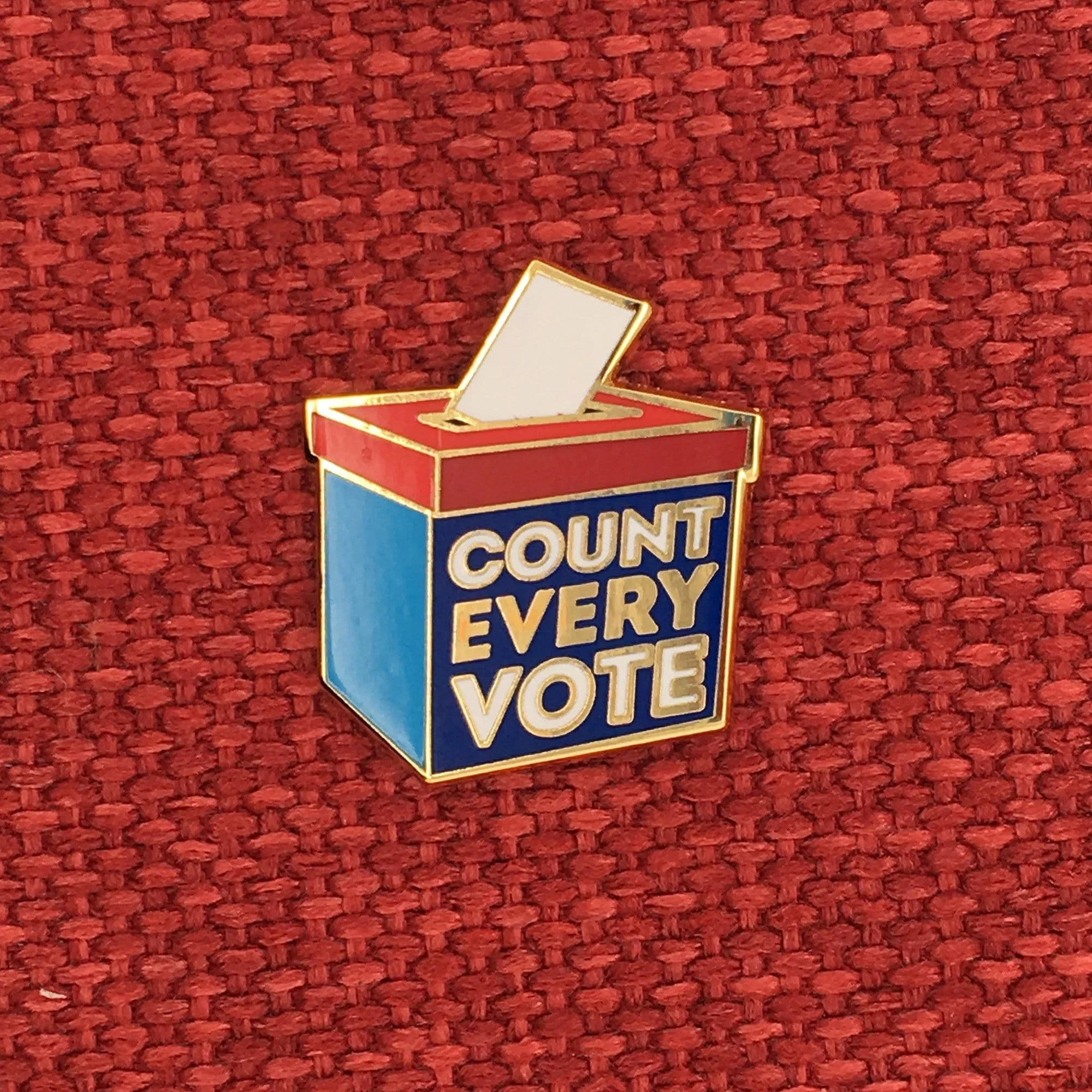 Count Every Vote Mini Pin - Image 2