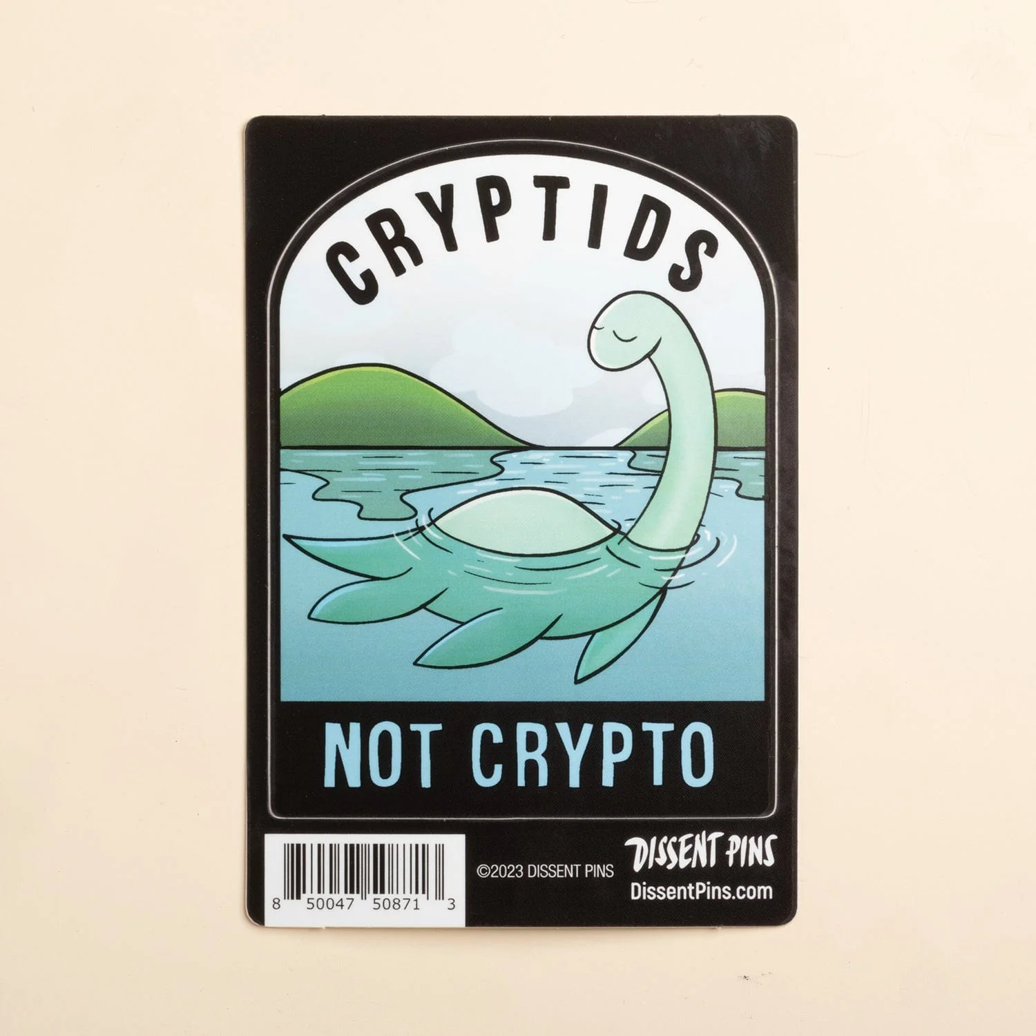 Cryptids Not Crypto Sticker - Image 6