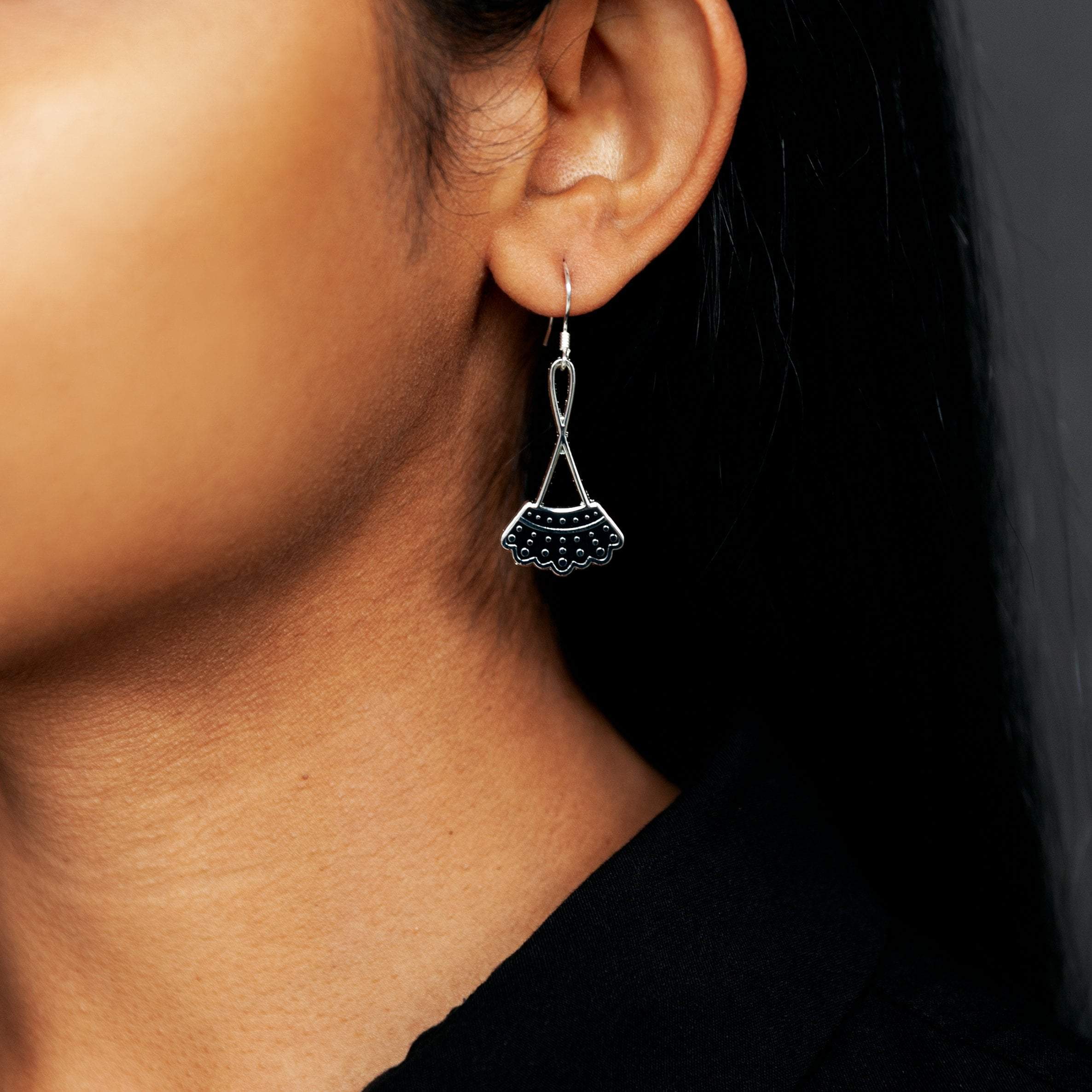 Dissent Collar Drop Earrings - Image 3