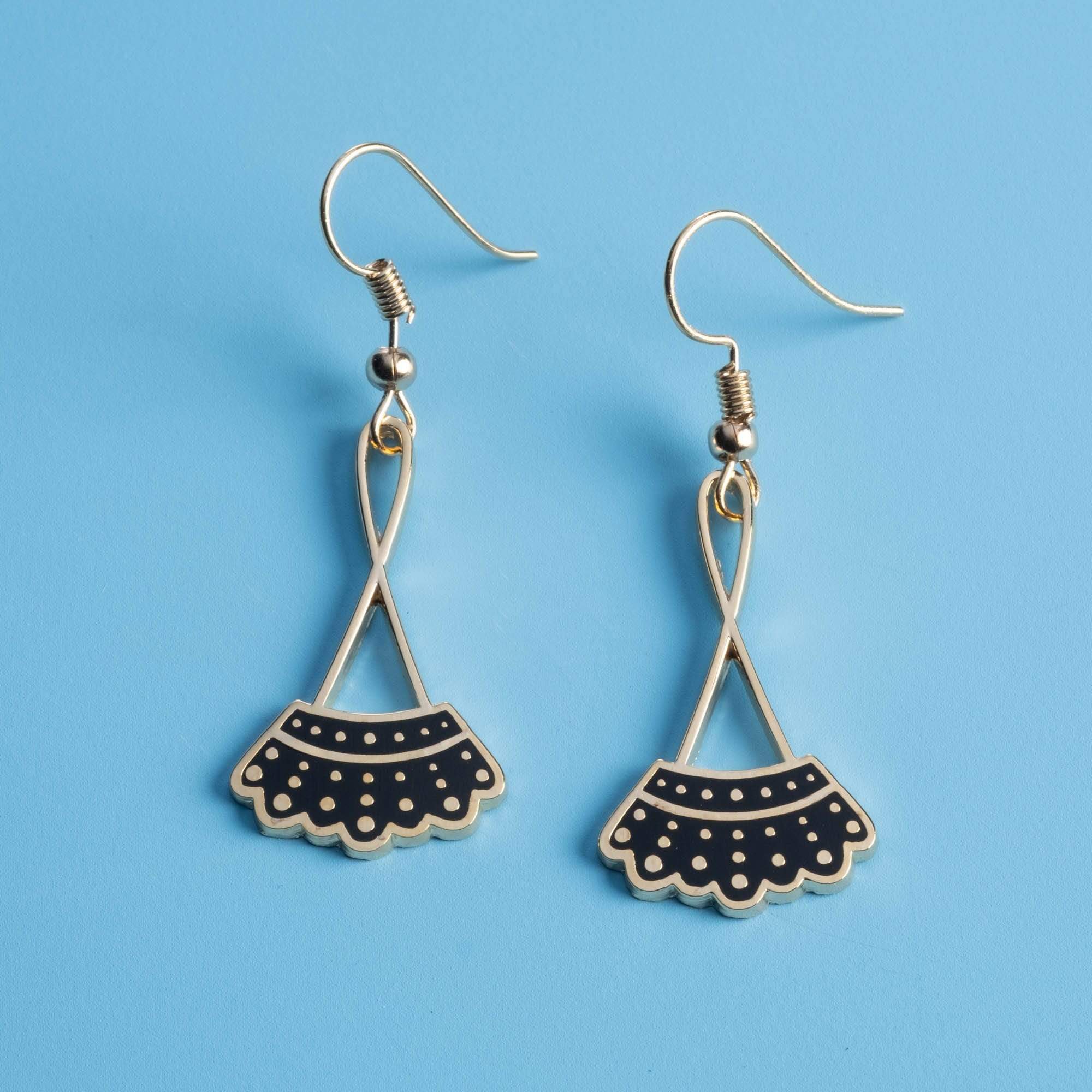 Dissent Collar Drop Earrings + Necklace (set) - Image 8