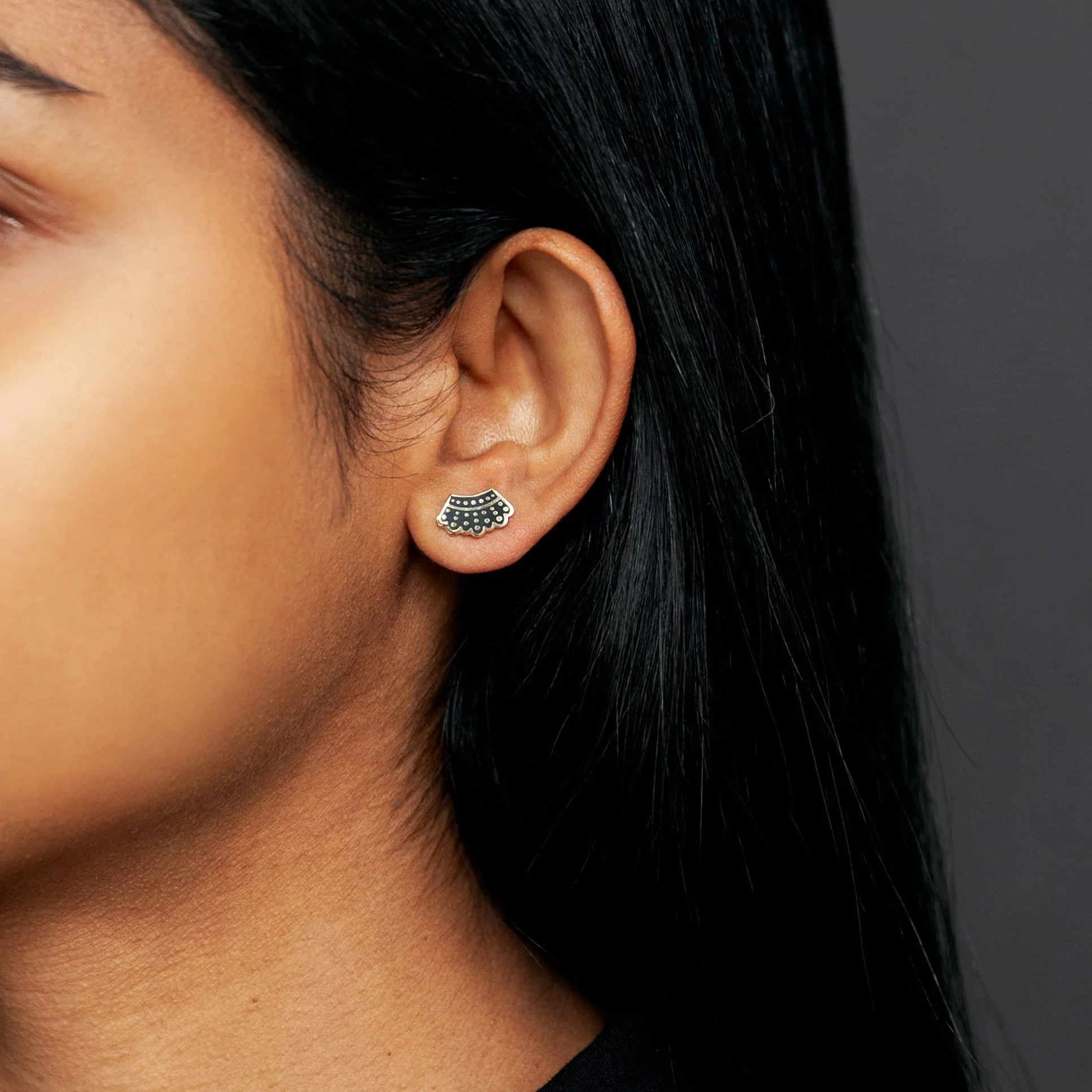 Dissent Collar Stud Earrings - Image 4