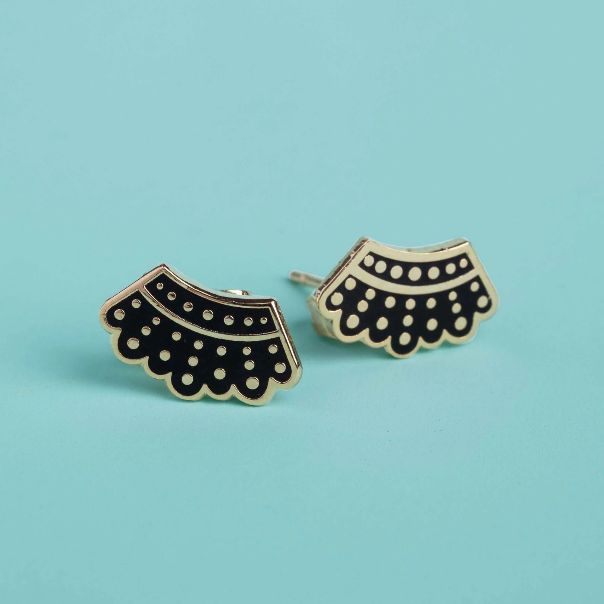 Dissent Collar Stud Earrings + Necklace (set) - Image 11