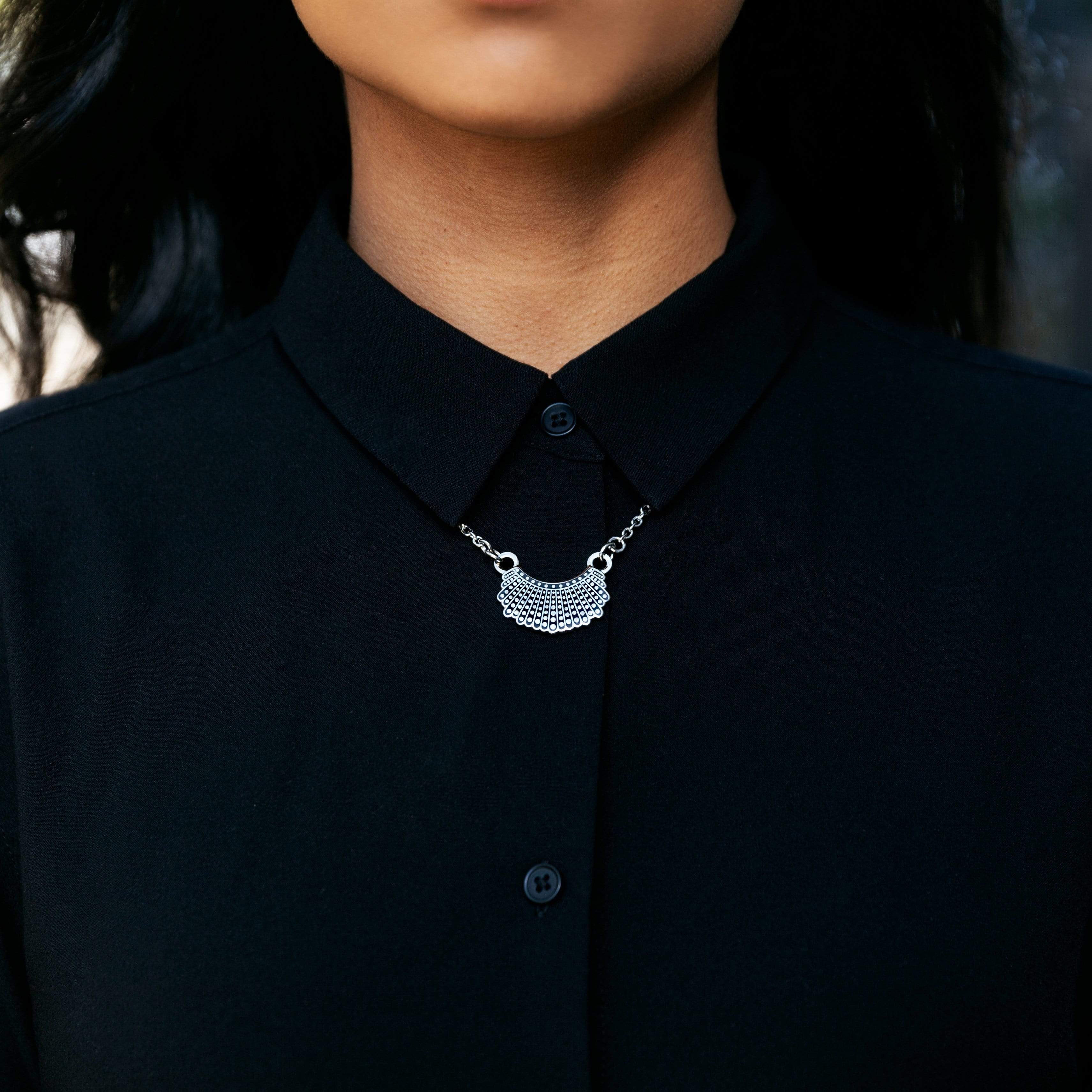 Dissent Collar Stud Earrings + Necklace (set) - Image 4