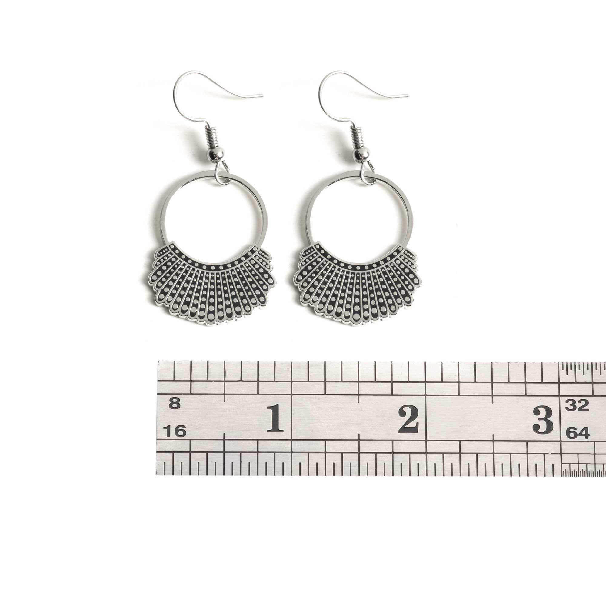 Dissent Collar Hook and Hoop Earrings - Image 8