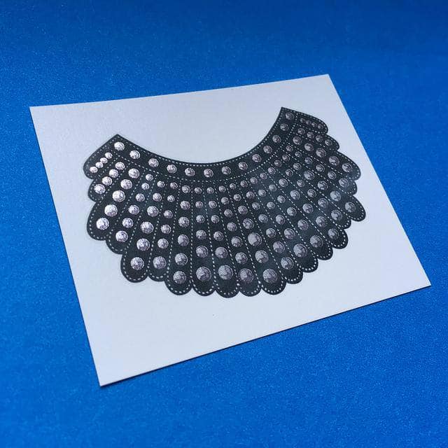 Dissent Collar Temporary Tattoos - Image 4