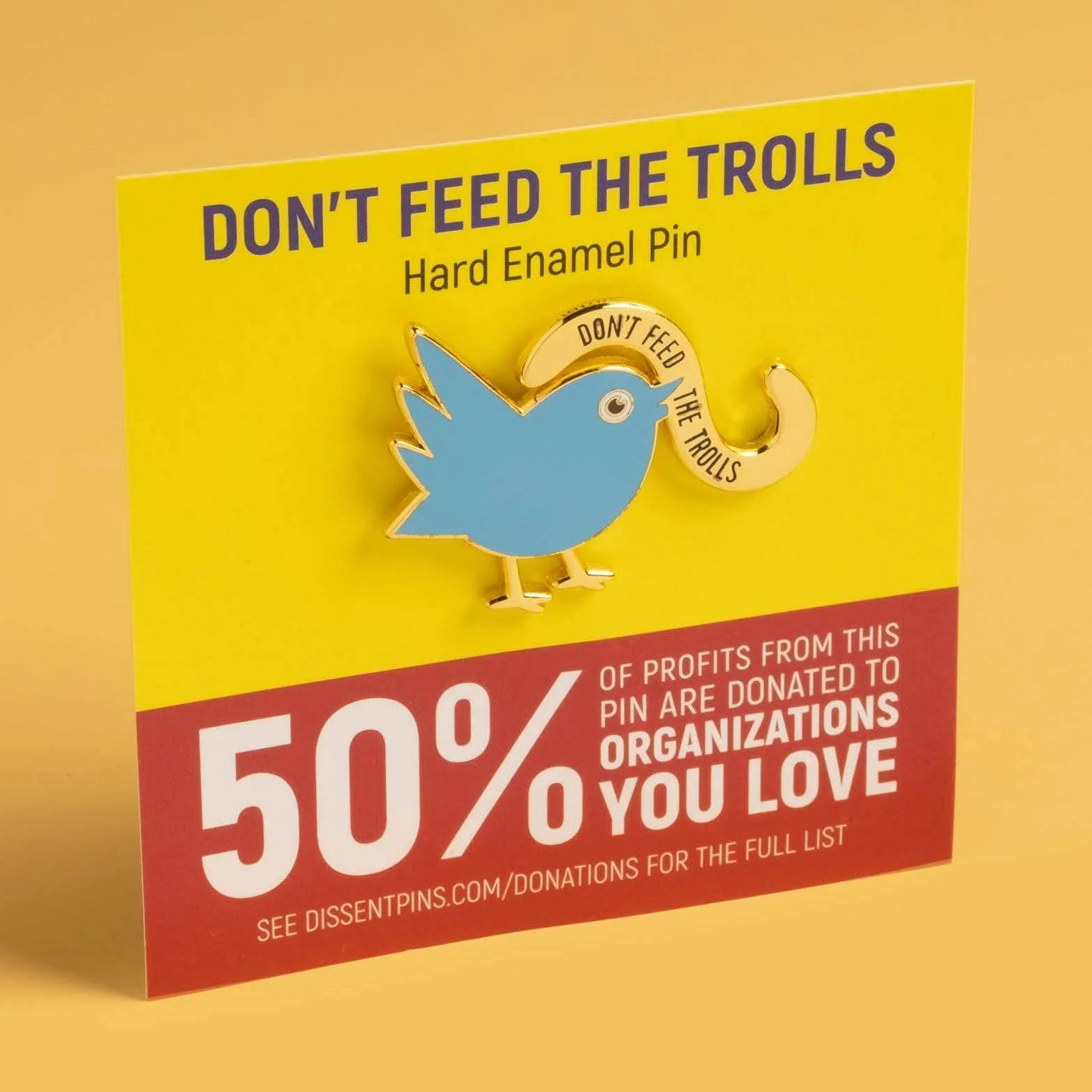 Don't Feed the Trolls Pin - Image 4
