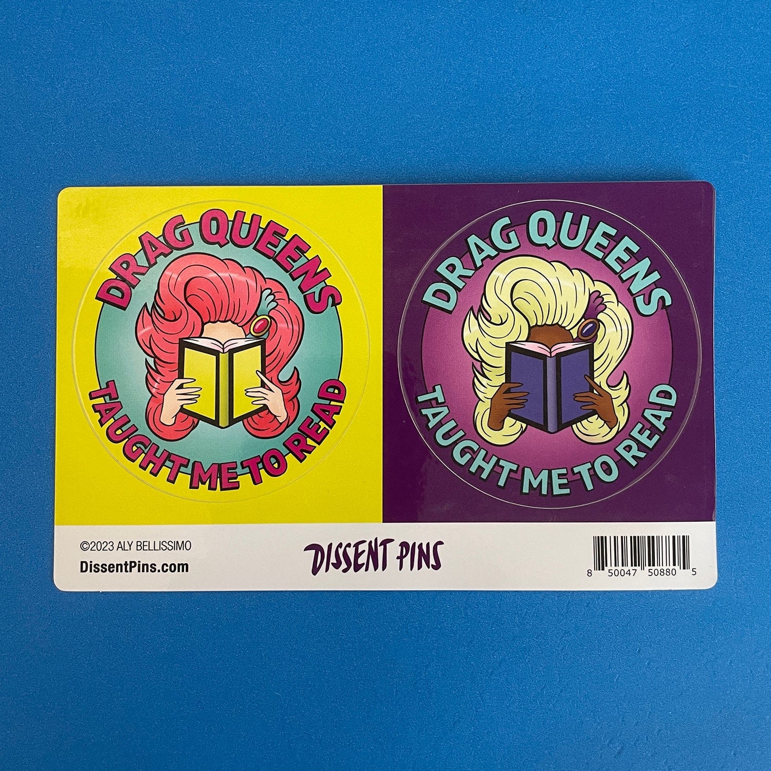 Drag Queens Taught Me To Read Stickers - Set of 2 - Image 3