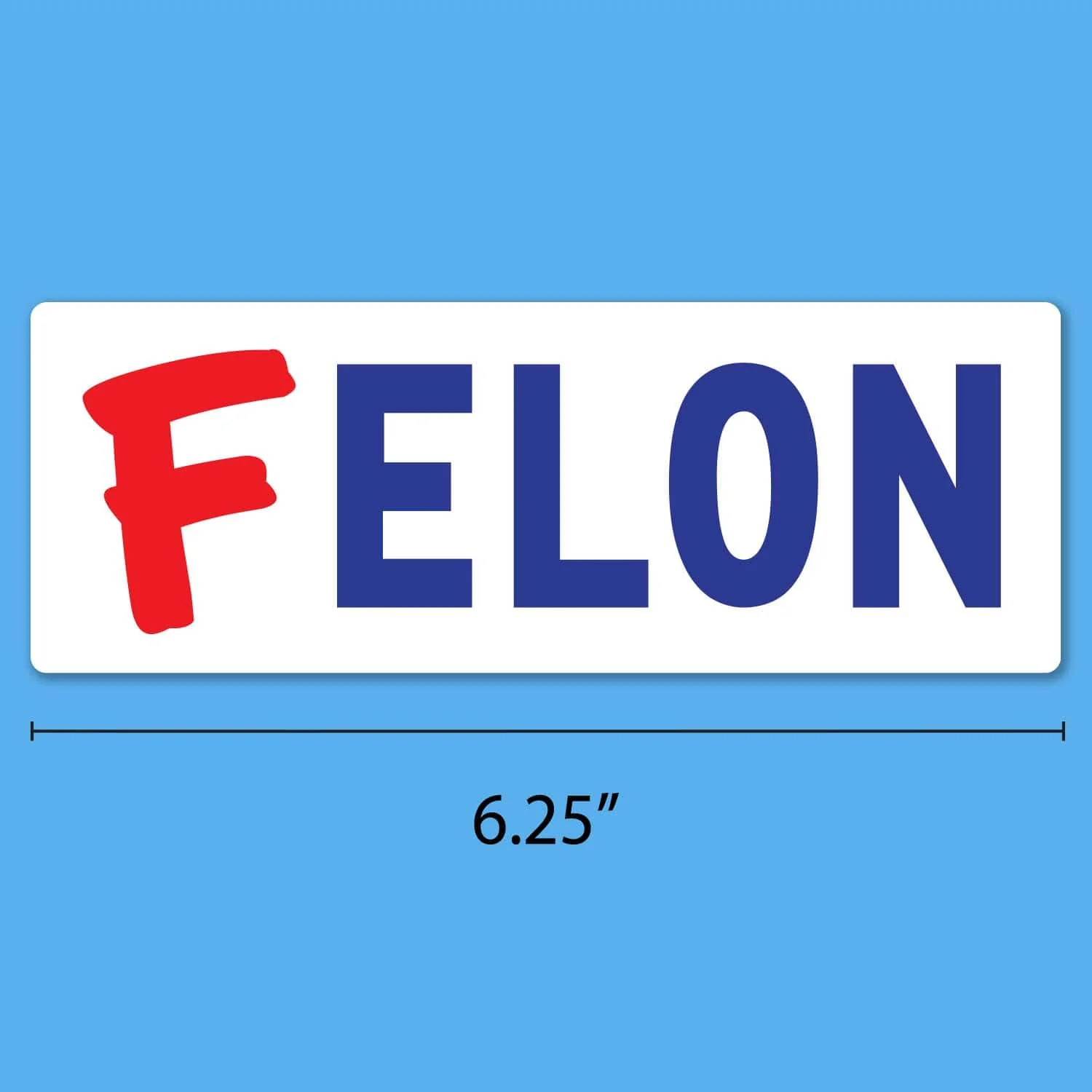 F Elon Car Magnet - Image 2