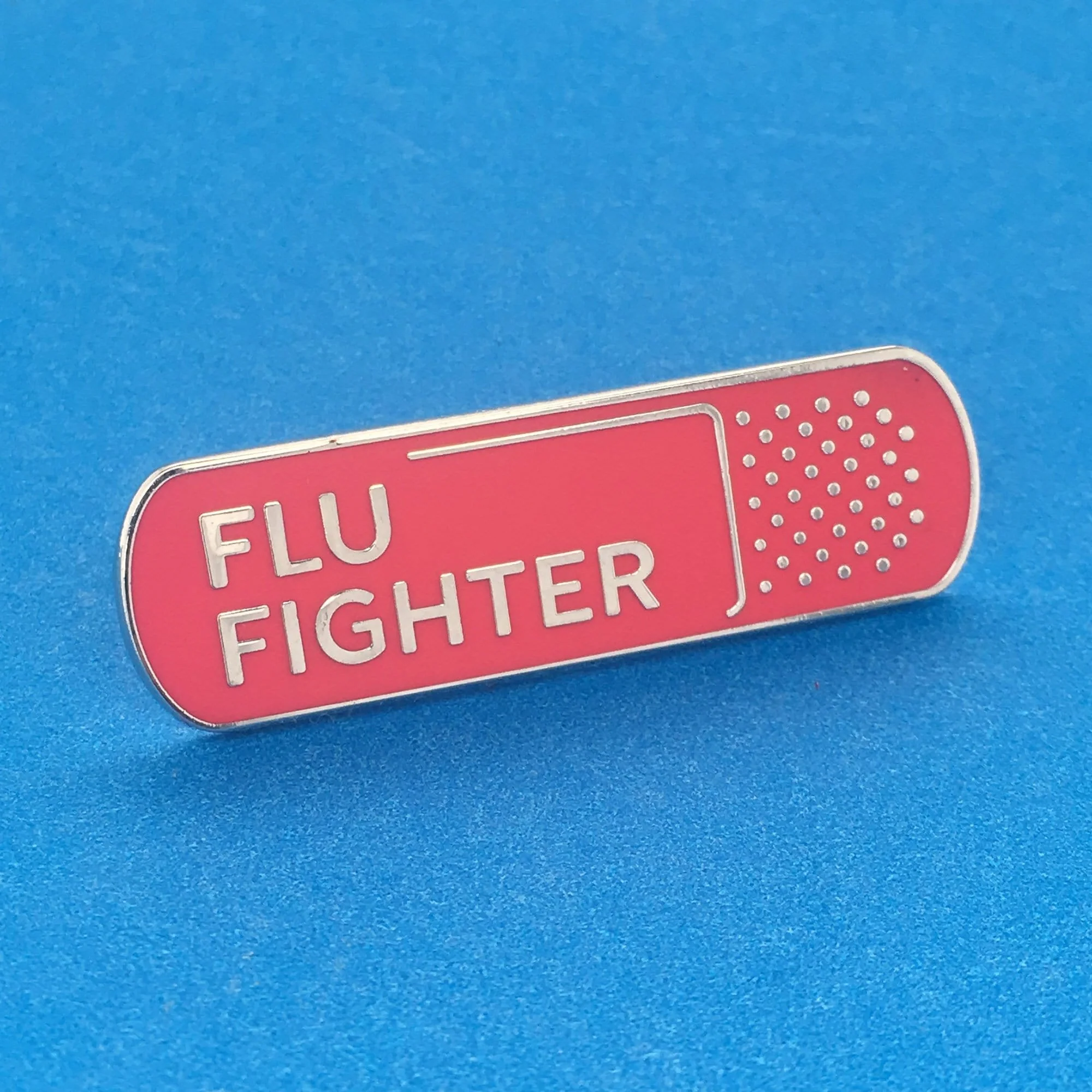 Flu Fighter Pin