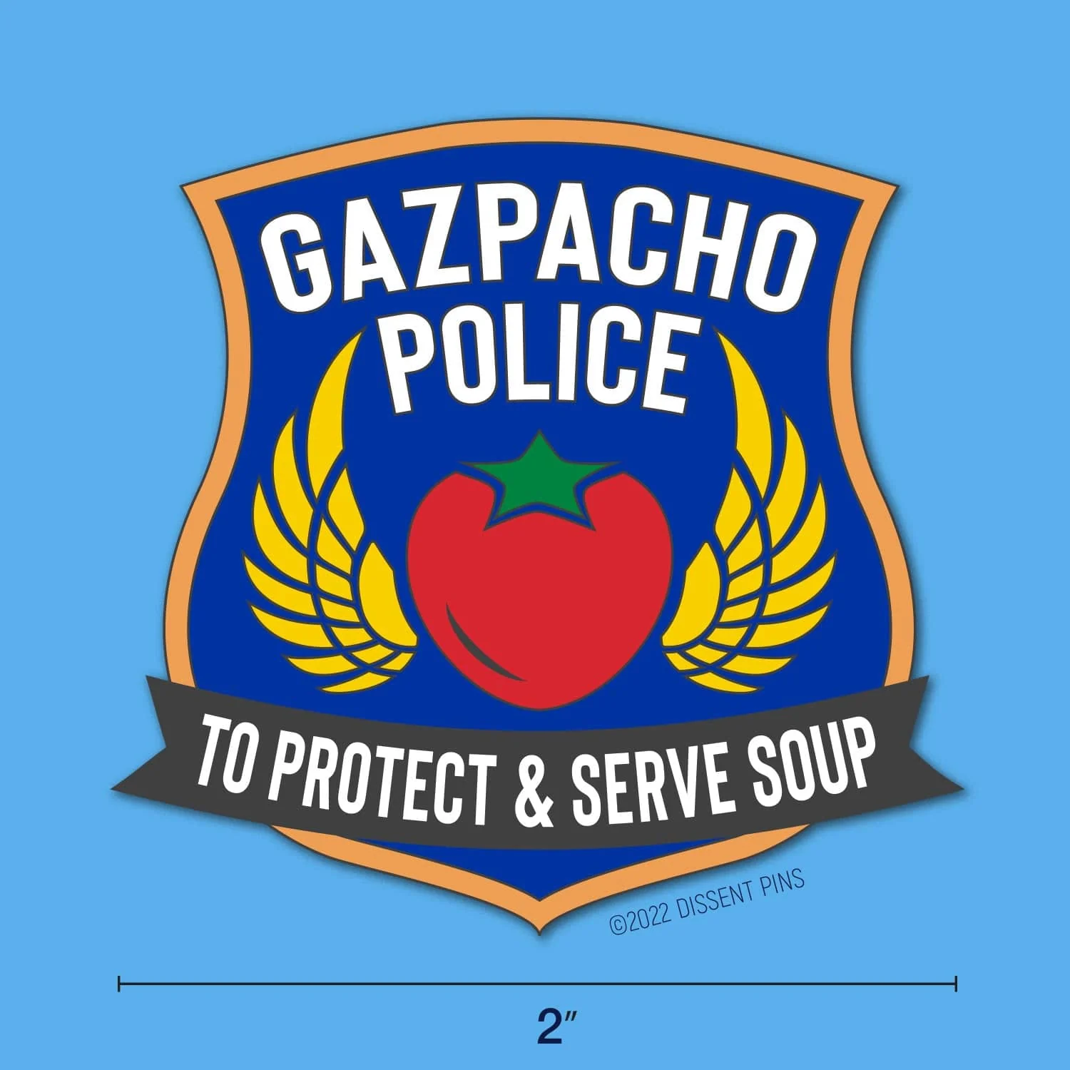 Gazpacho Police Enamel Pin - Image 3