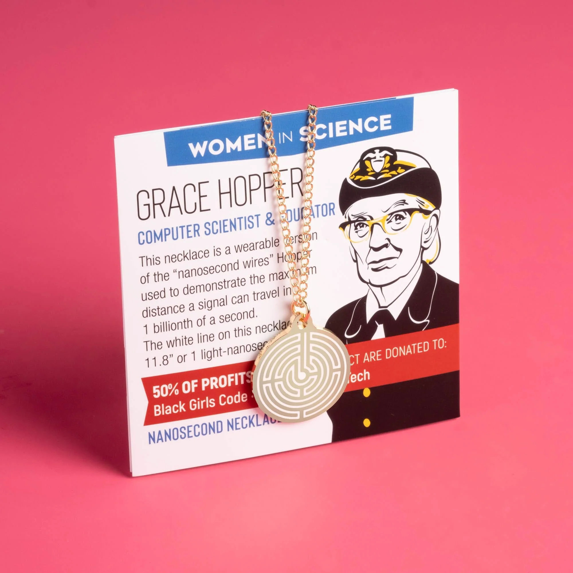 Grace Hopper / Nanosecond Necklace - Image 3