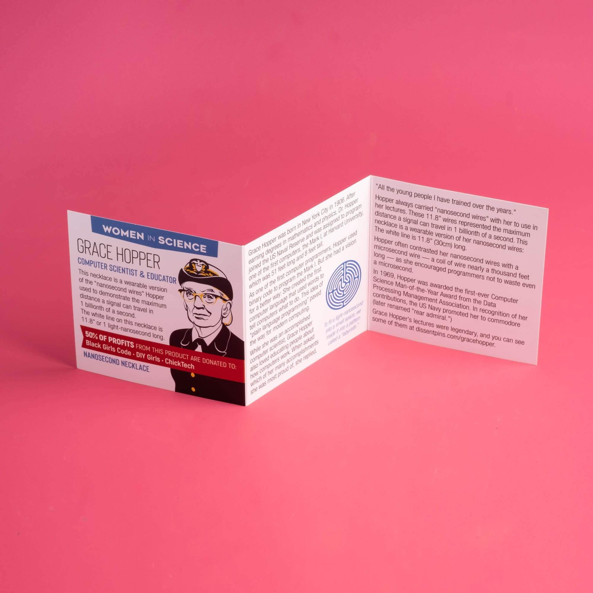 Grace Hopper / Nanosecond Necklace - Image 6