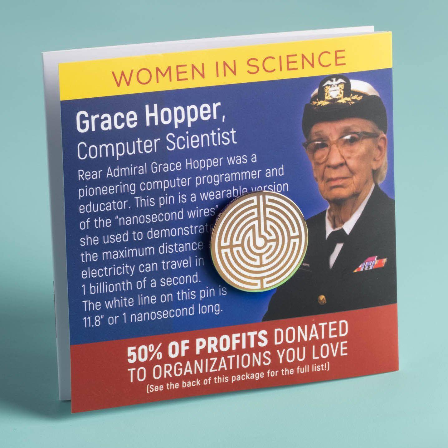 Grace Hopper / Nanosecond Pin - Image 2