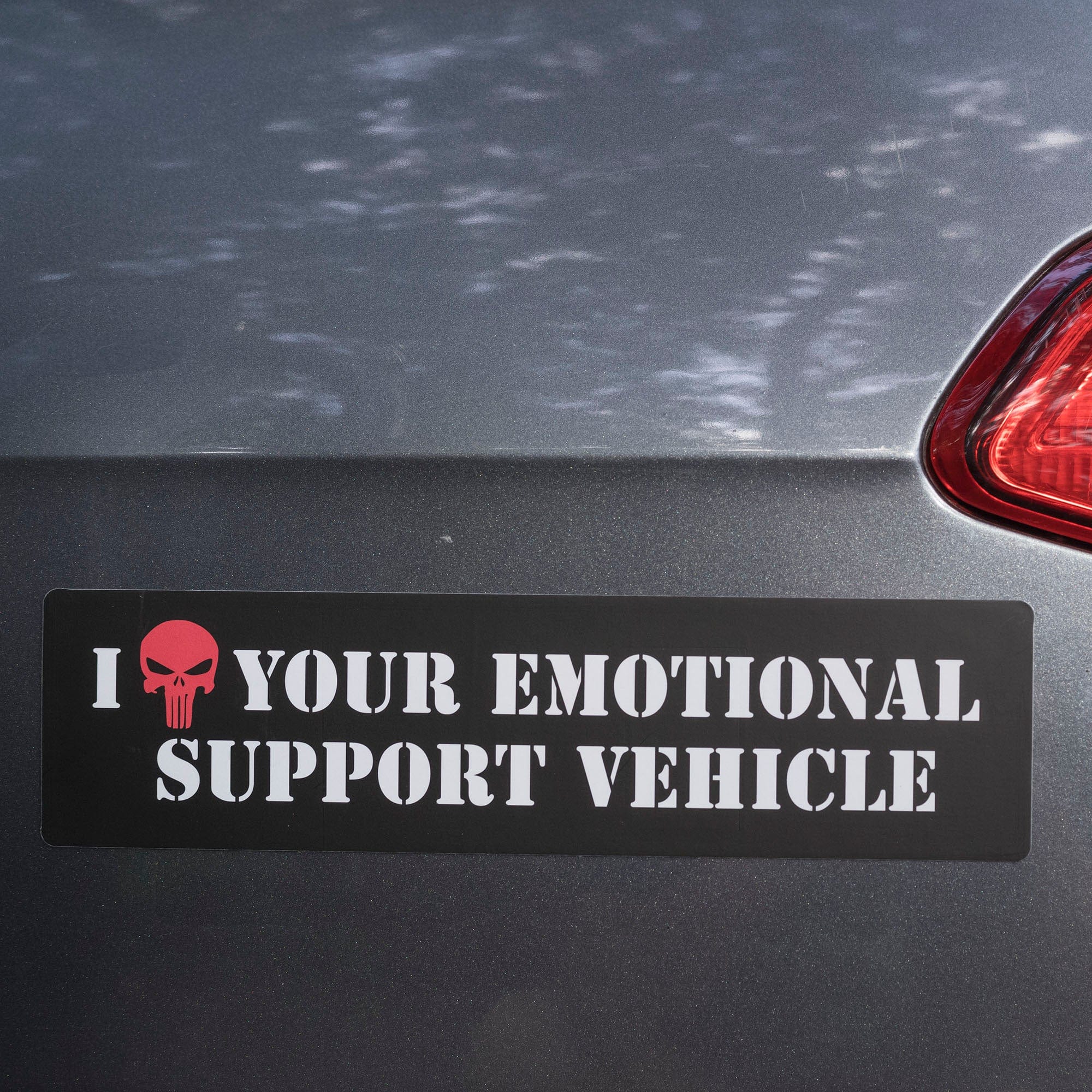 I [Heart] Your Emotional Support Vehicle Car Magnet - Image 4