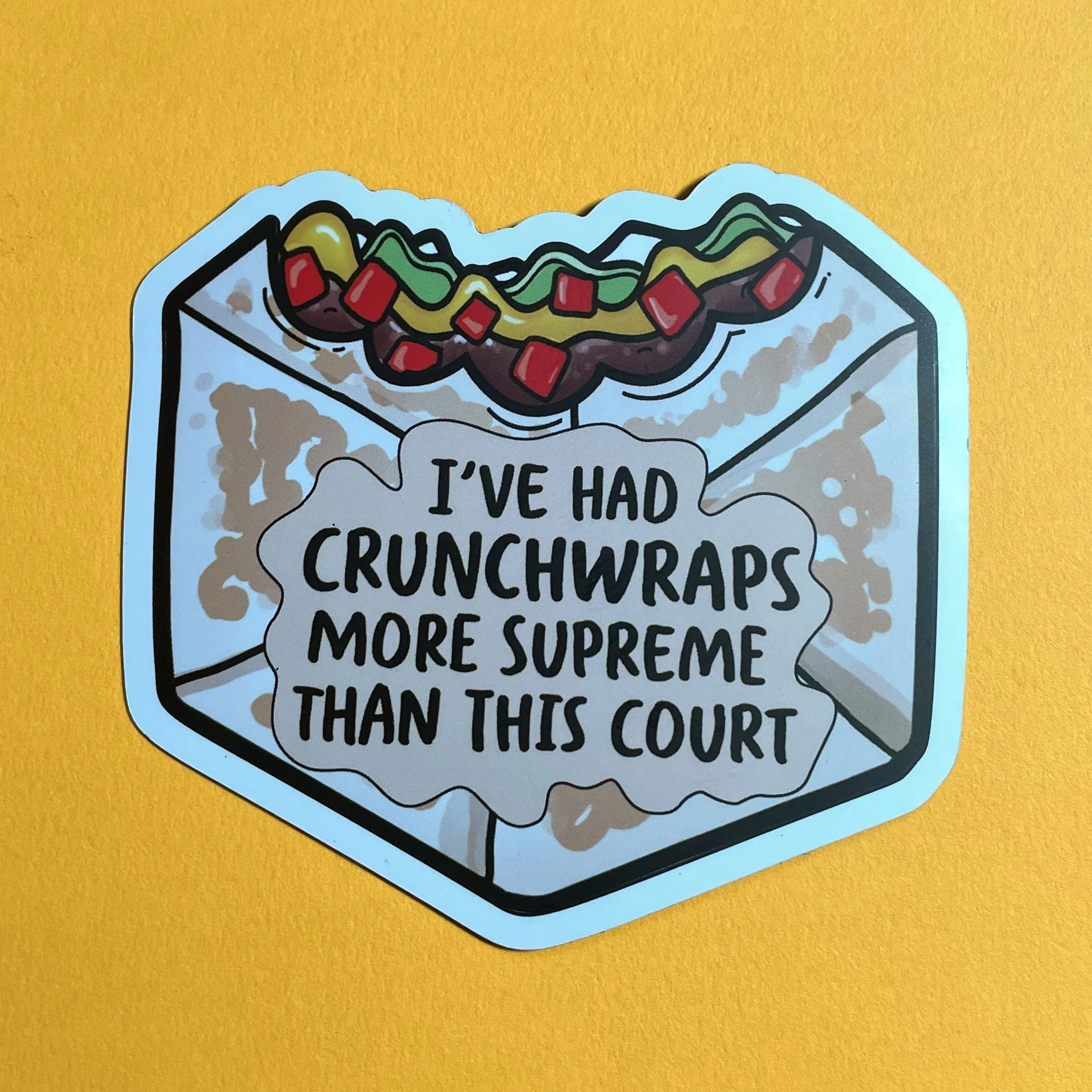 I’ve Had Crunchwraps More Supreme Than This Court Car Magnet - Image 4