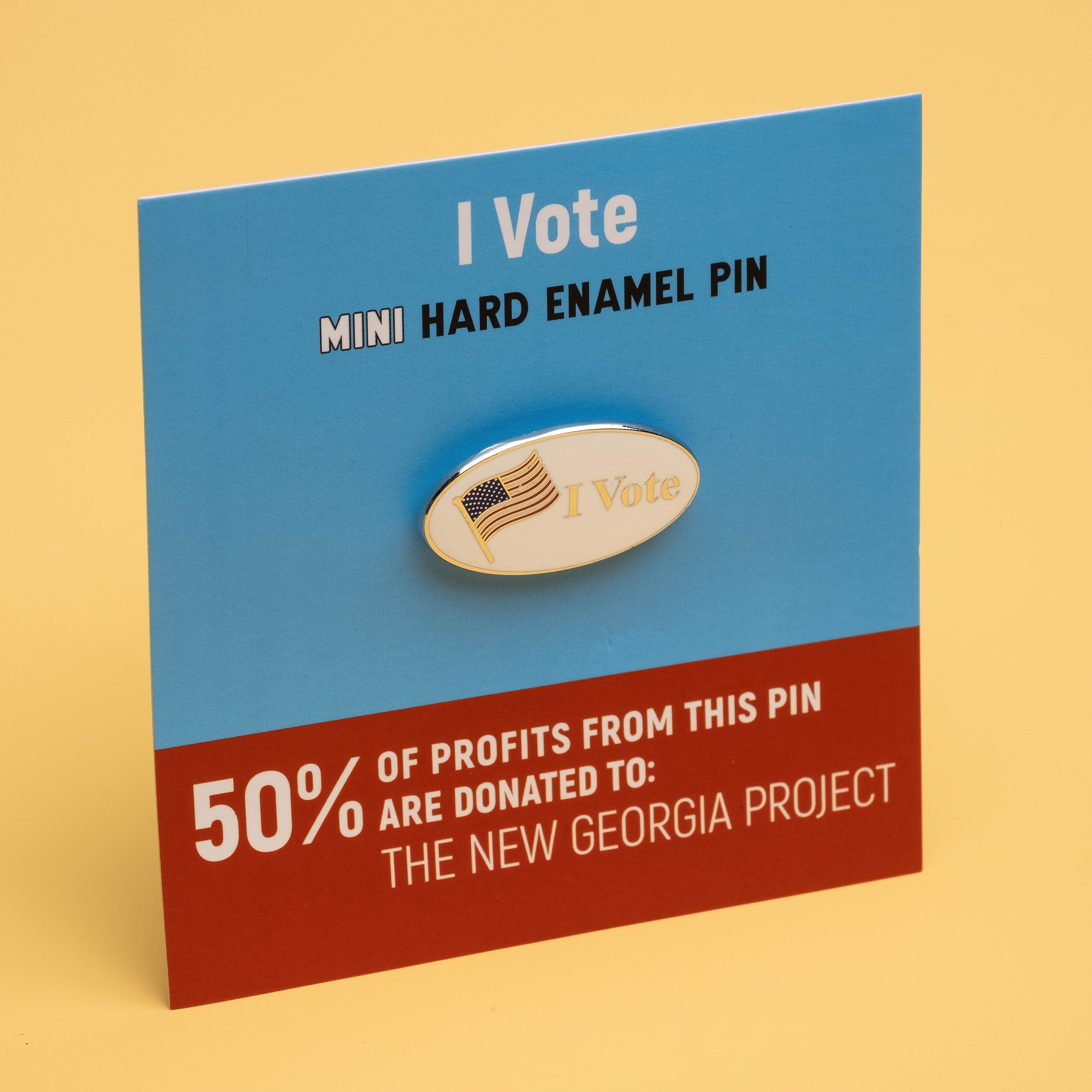 I Vote Mini Pin - Image 6