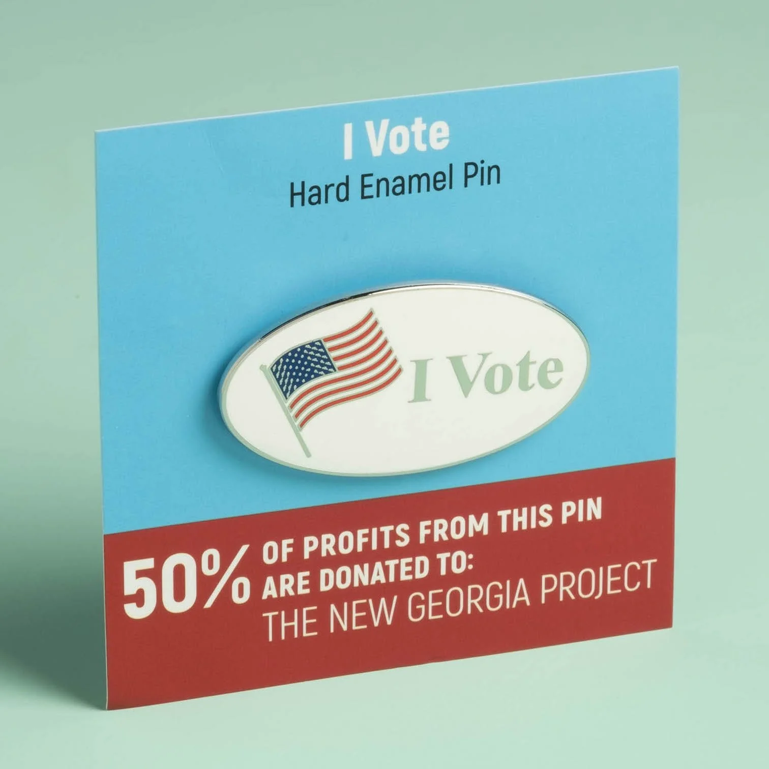I Vote Pin - Image 4