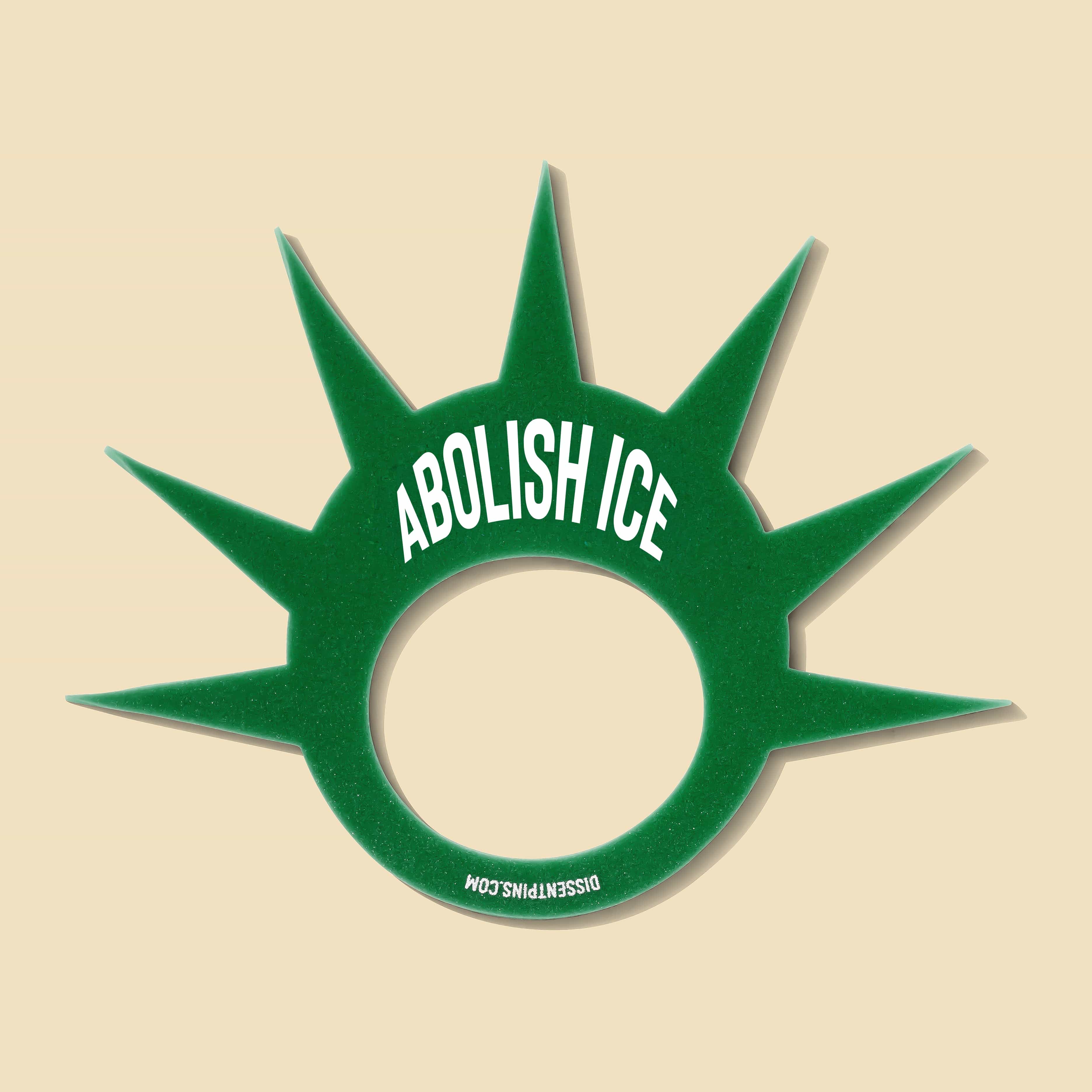 Statue of Liberty Foam Crown - ICE Go Home OR Abolish ICE - Image 3