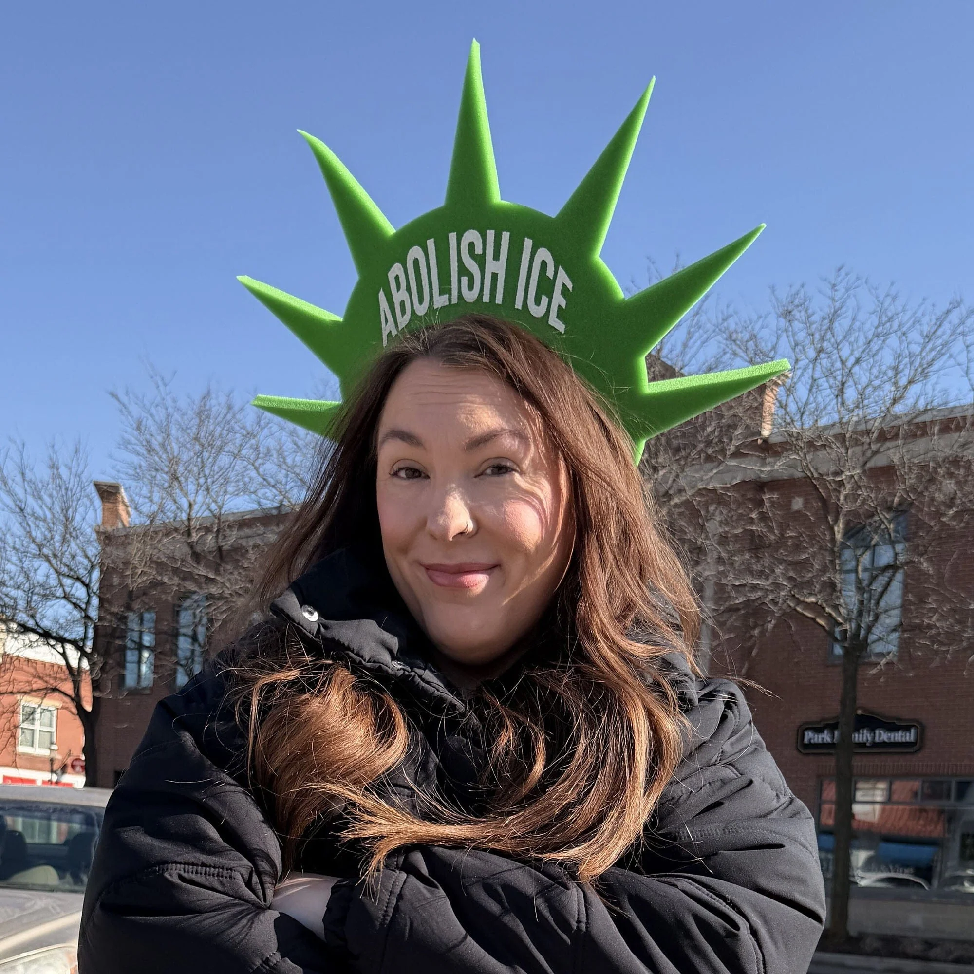 Statue of Liberty Foam Crown - ICE Go Home OR Abolish ICE - Image 5