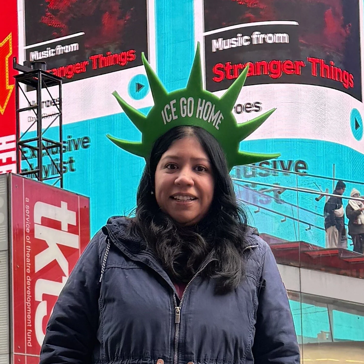 Statue of Liberty Foam Crown - ICE Go Home OR Abolish ICE - Image 7