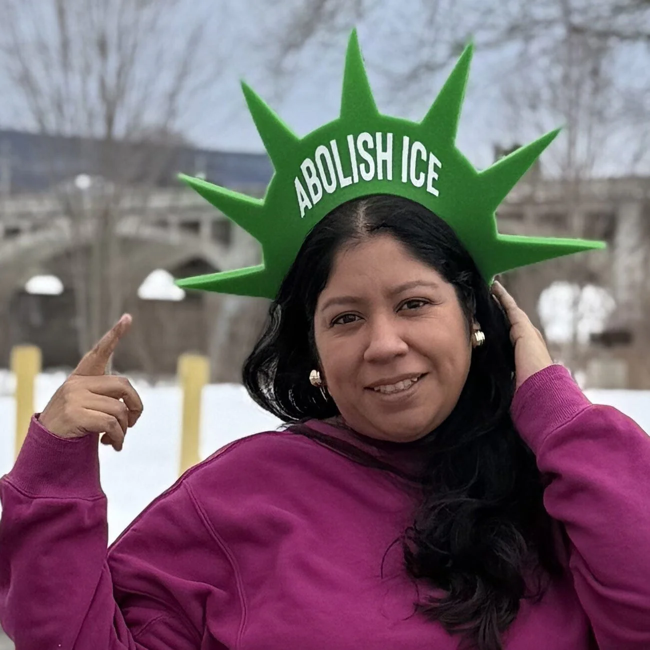 Statue of Liberty Foam Crown - ICE Go Home OR Abolish ICE - Image 9
