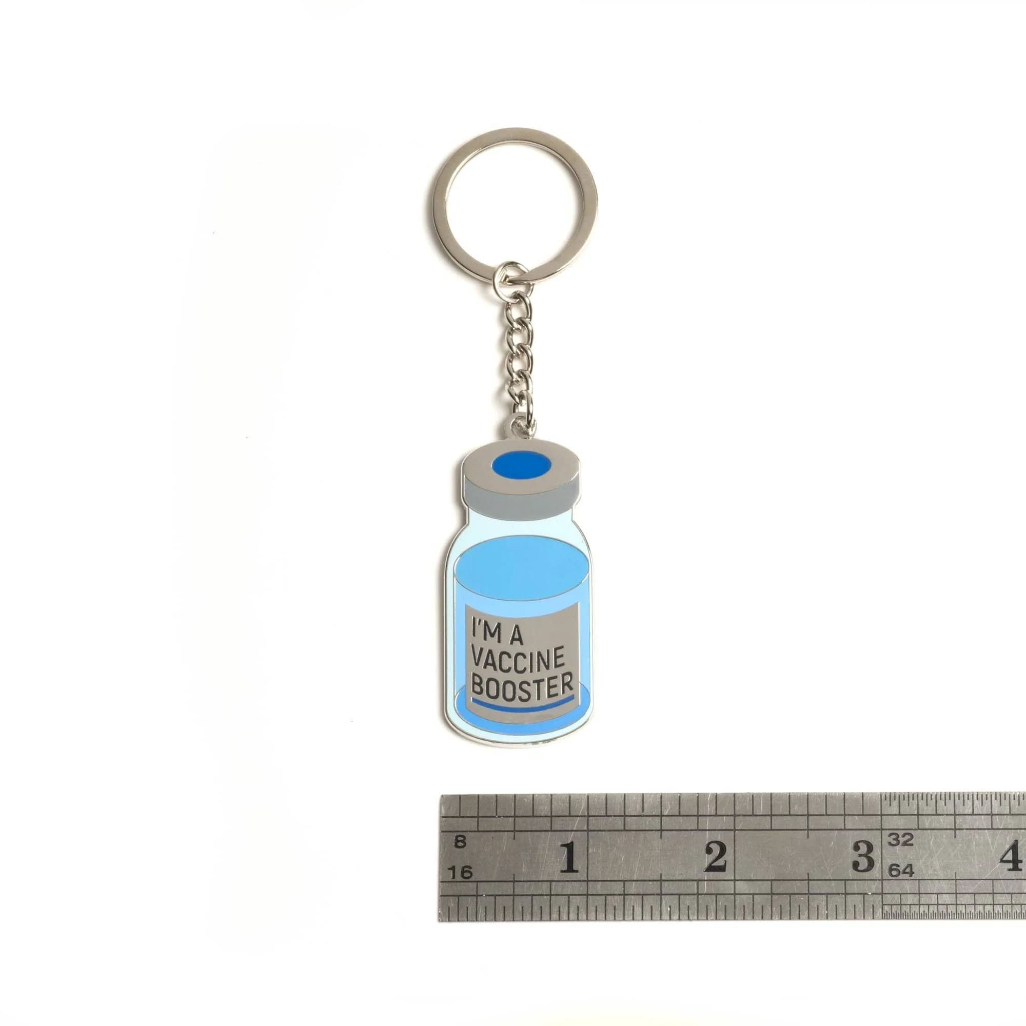 I'm a Vaccine Booster Vial Keychain - Image 4
