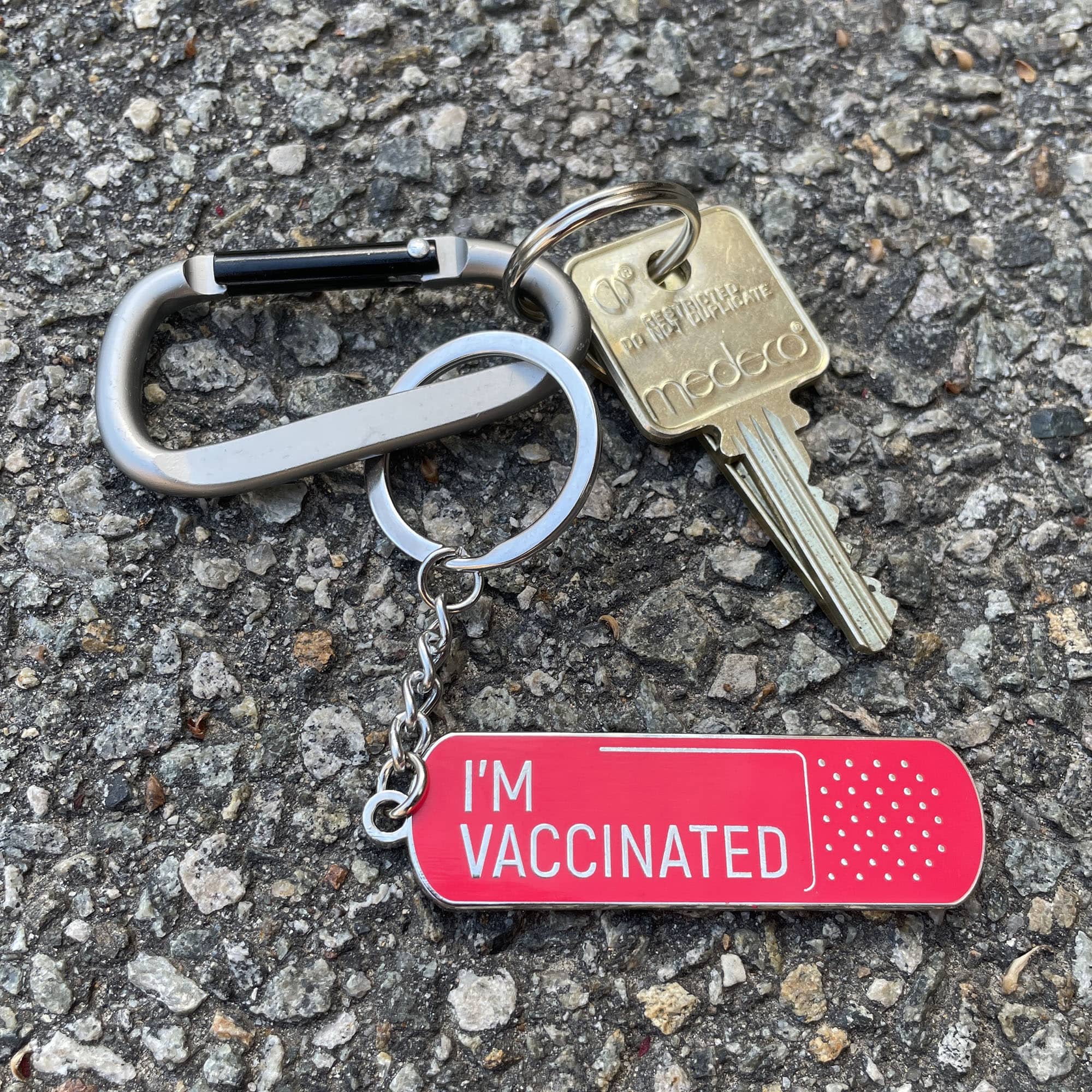 I'm Vaccinated Keychain