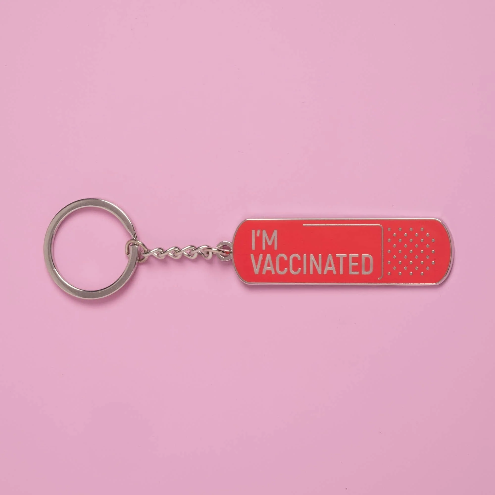 I'm Vaccinated Keychain - Image 2