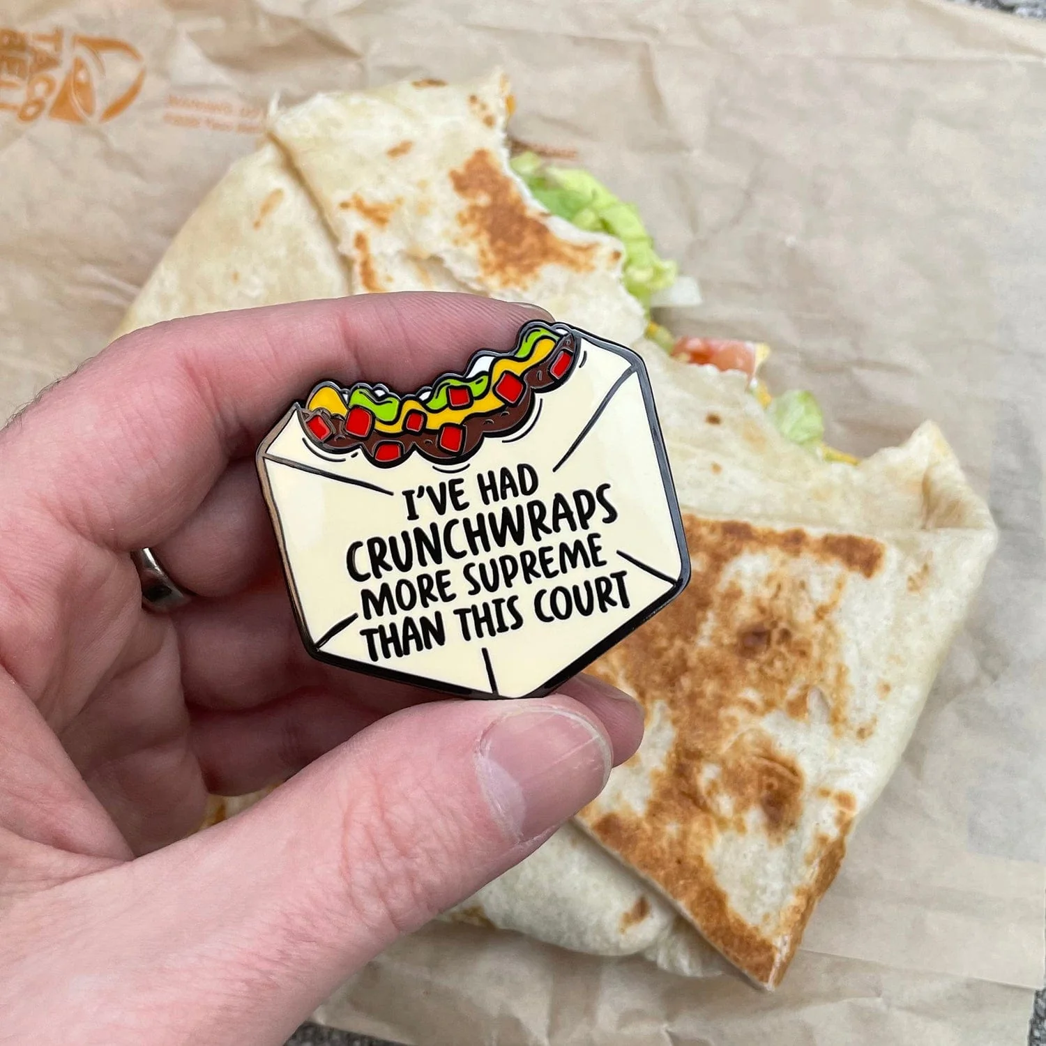 I’ve Had Crunchwraps More Supreme Than This Court Pin - Image 3