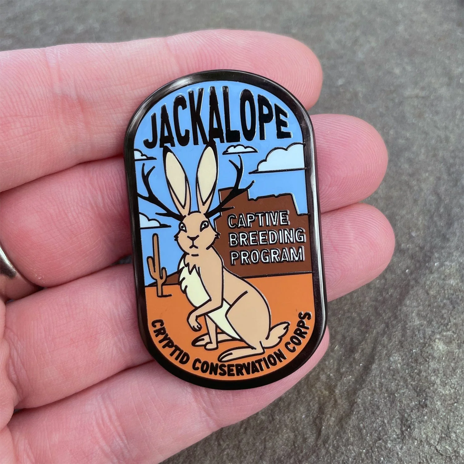Jackalope, Frogman, Squonk: three pin set - Image 4