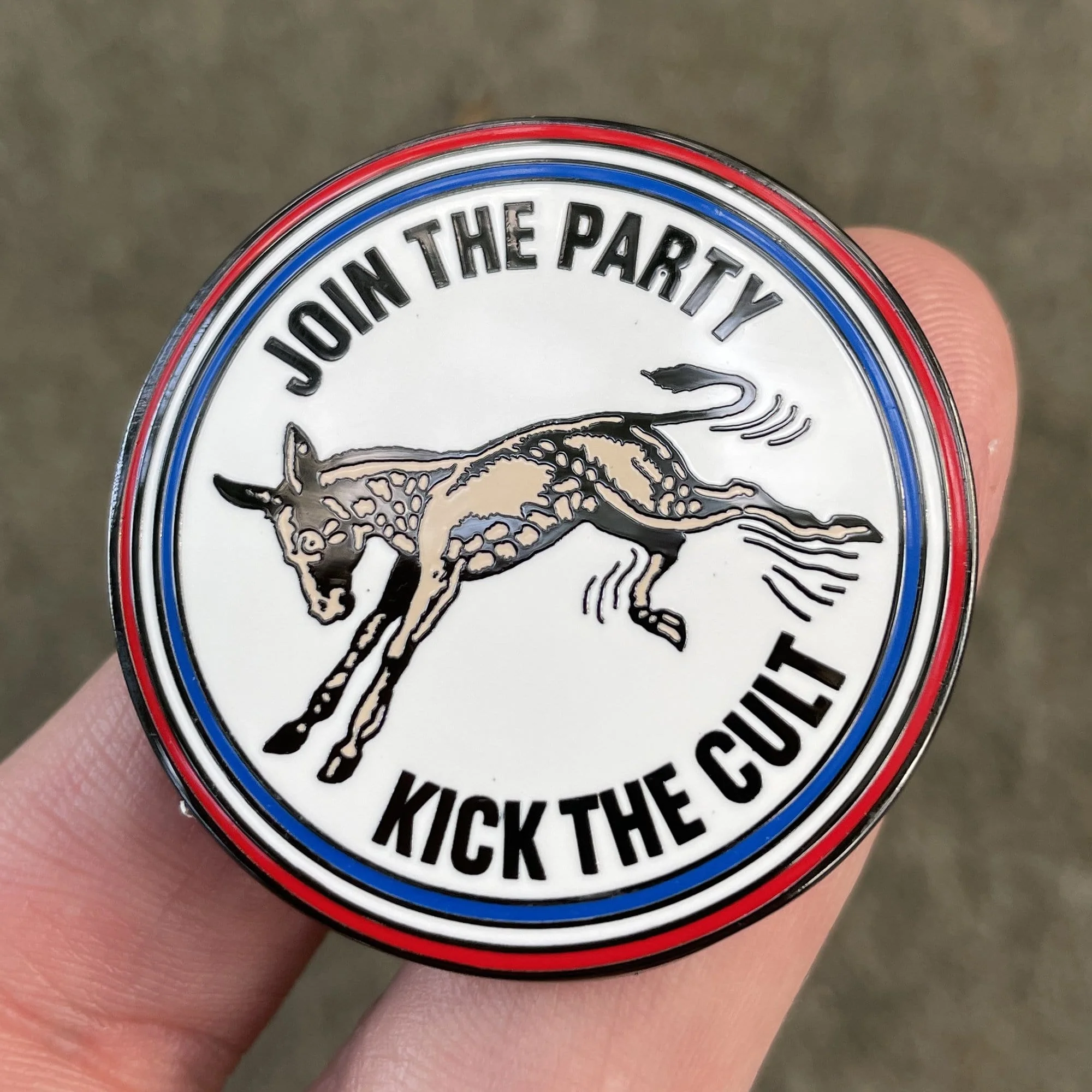 Join the Party, Kick the Cult Pin - Image 2