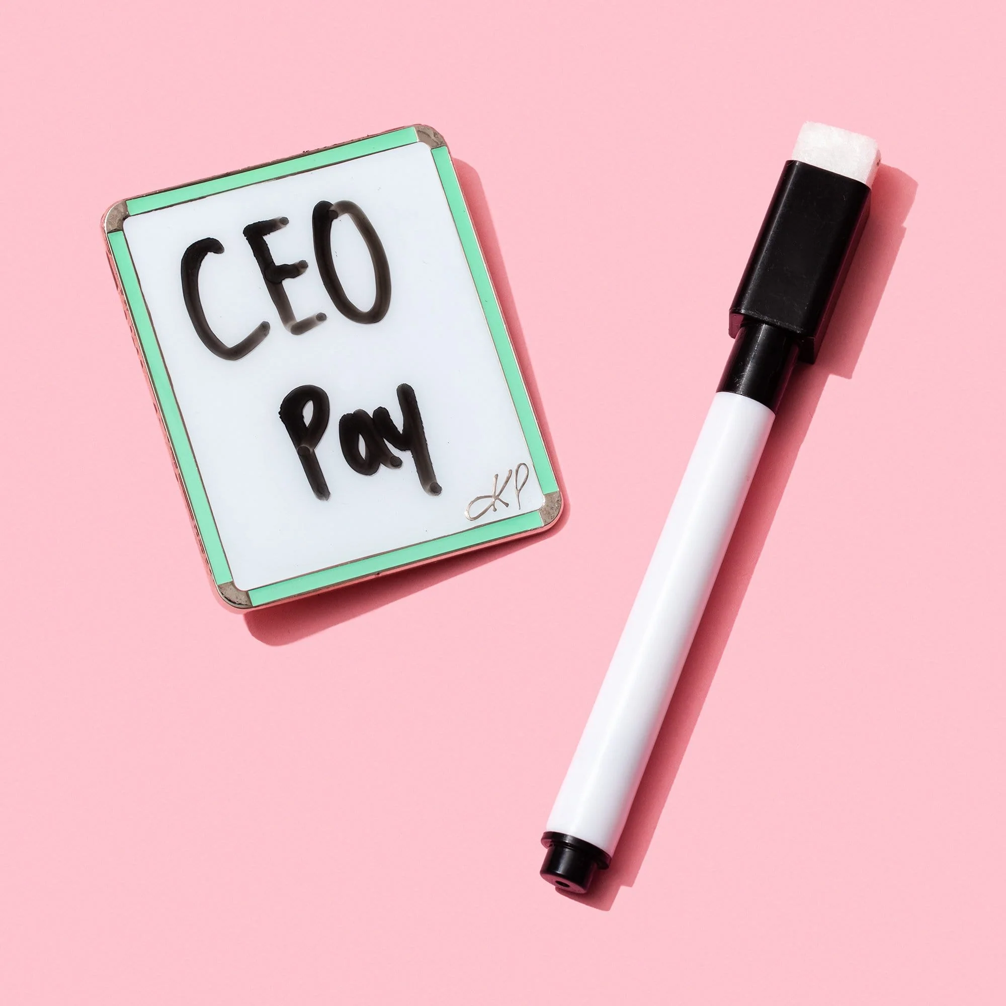 Katie Porter's Whiteboard of Justice Pin - Image 3