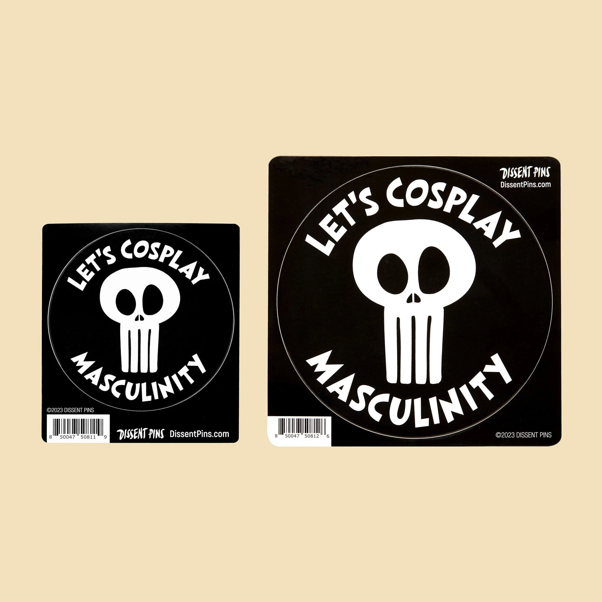 Let's Cosplay Masculinity - Sticker - Image 3