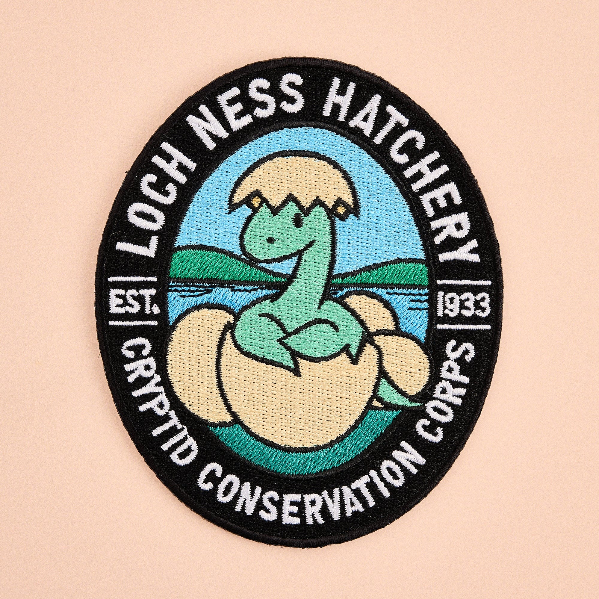 Loch Ness Hatchery Set: Pin, Sticker, and Patch - Image 4