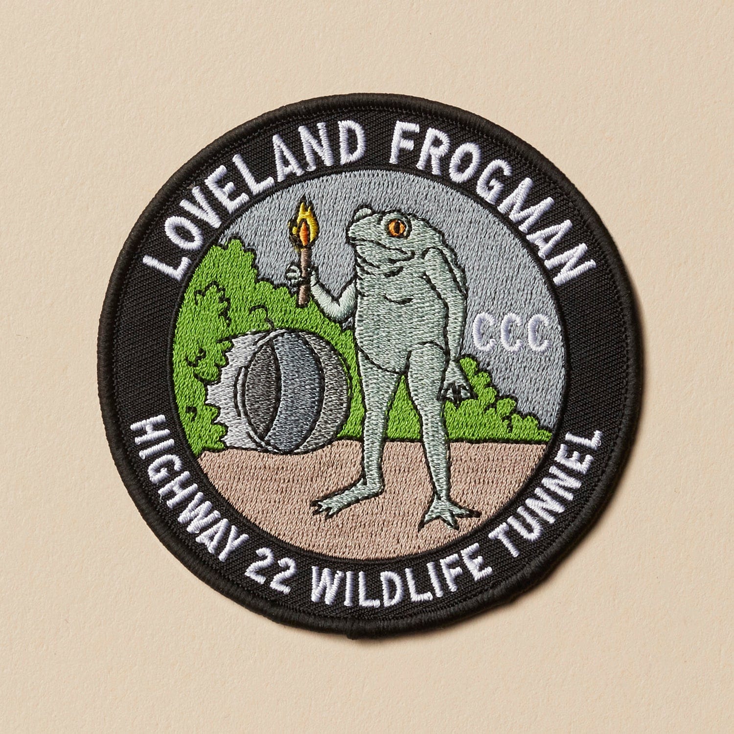 Loveland Frogman Wildlife Tunnel Patch