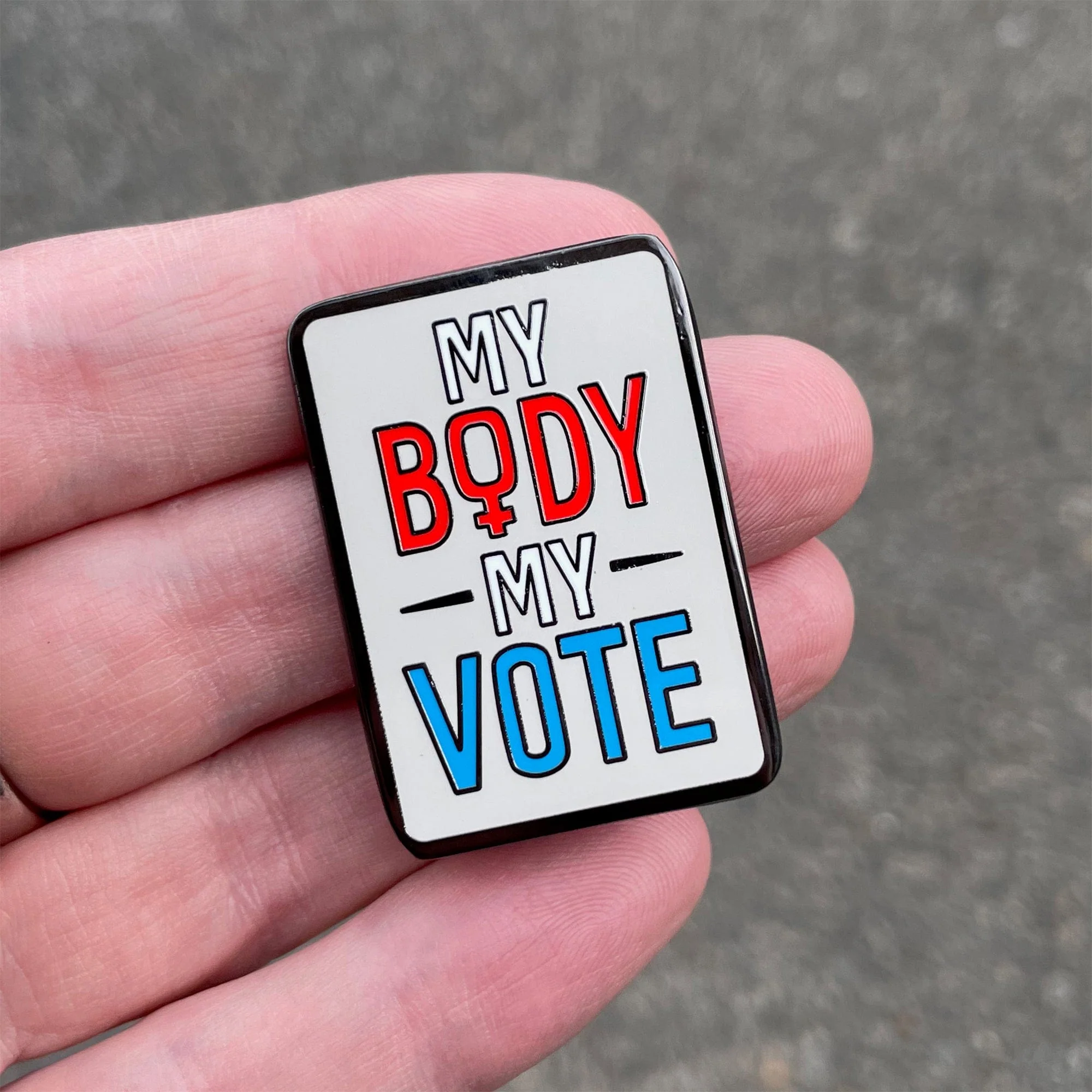 My Body My Vote Pin - Image 3