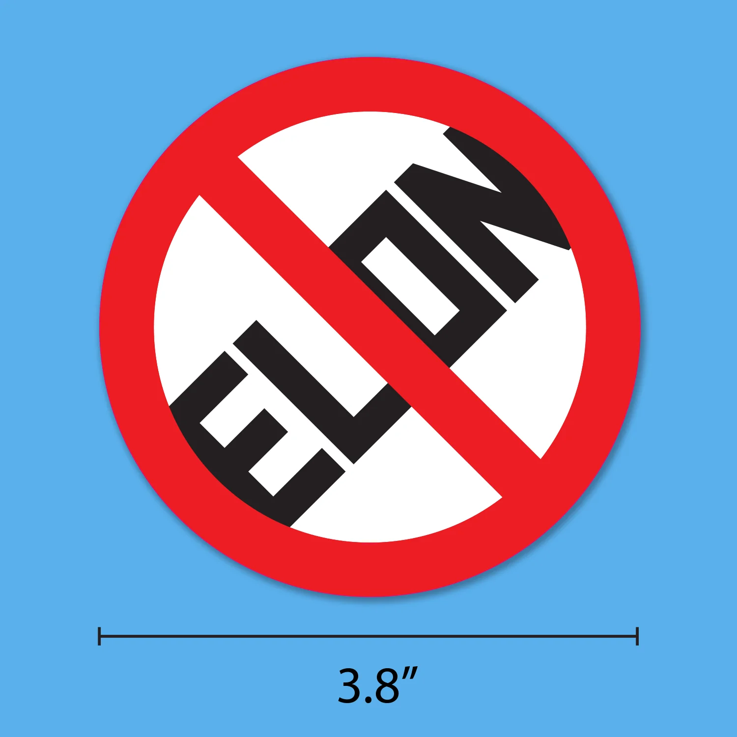 No Elon Sticker - Image 3